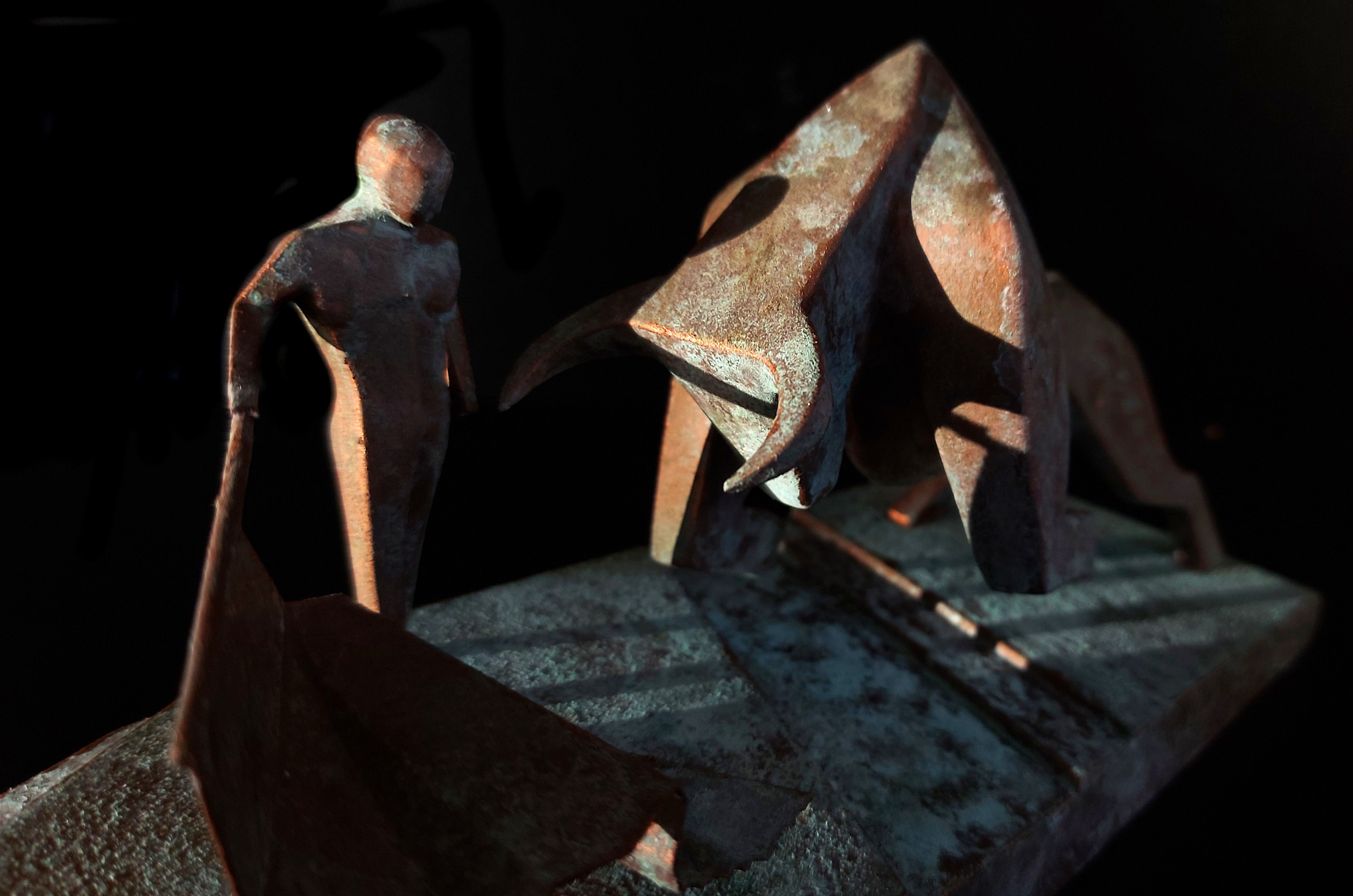 Dune - Bull Fighter Statue 3D print model_12