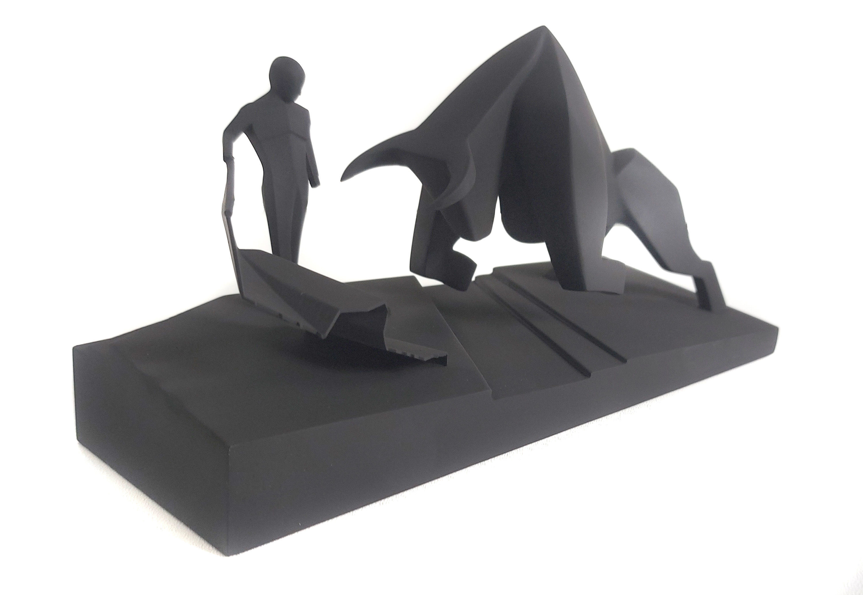 Dune - Bull Fighter Statue 3D print model_40