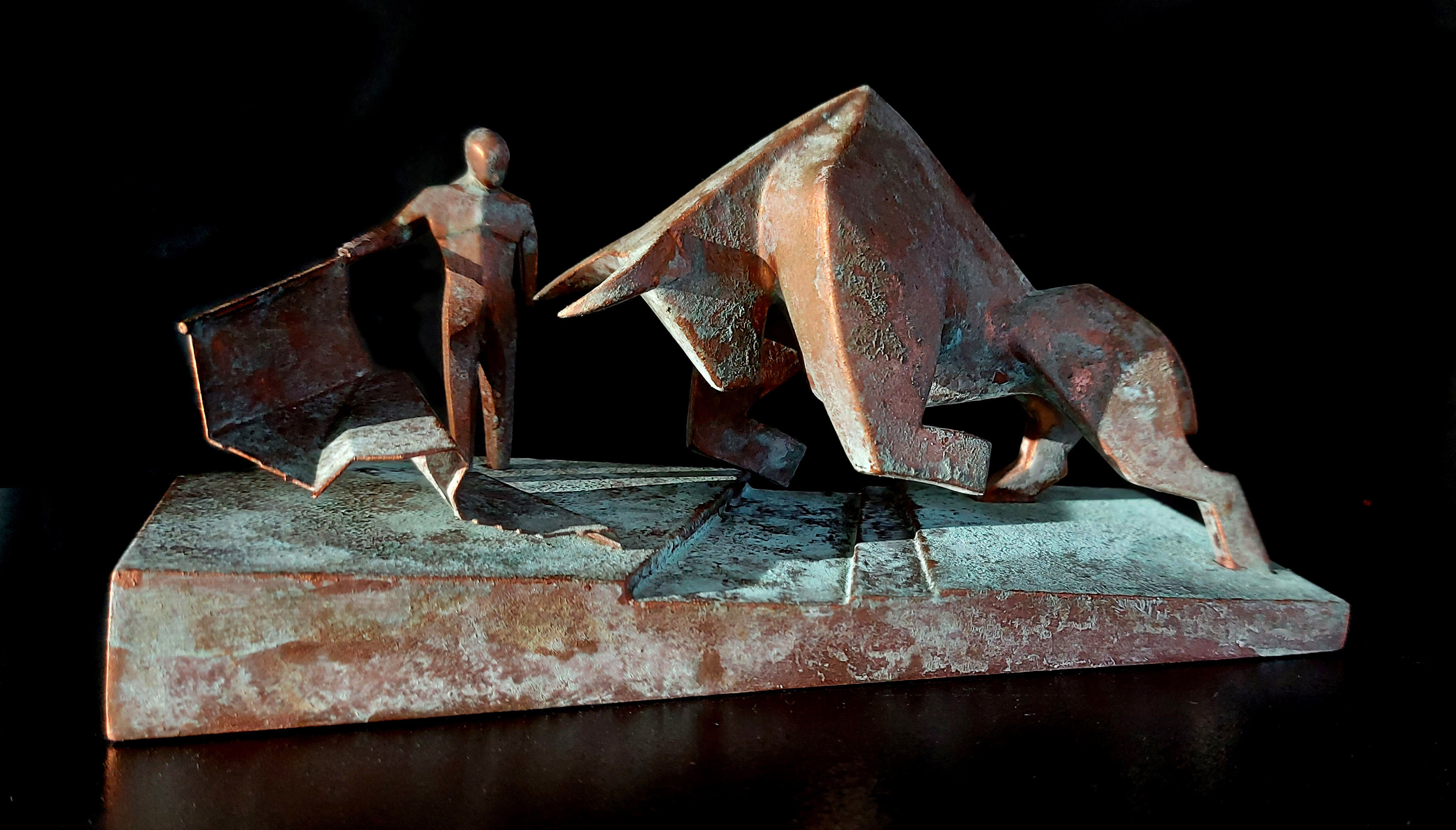 Dune - Bull Fighter Statue 3D print model_10