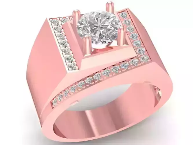 luxury korea diamond  men ring 2928