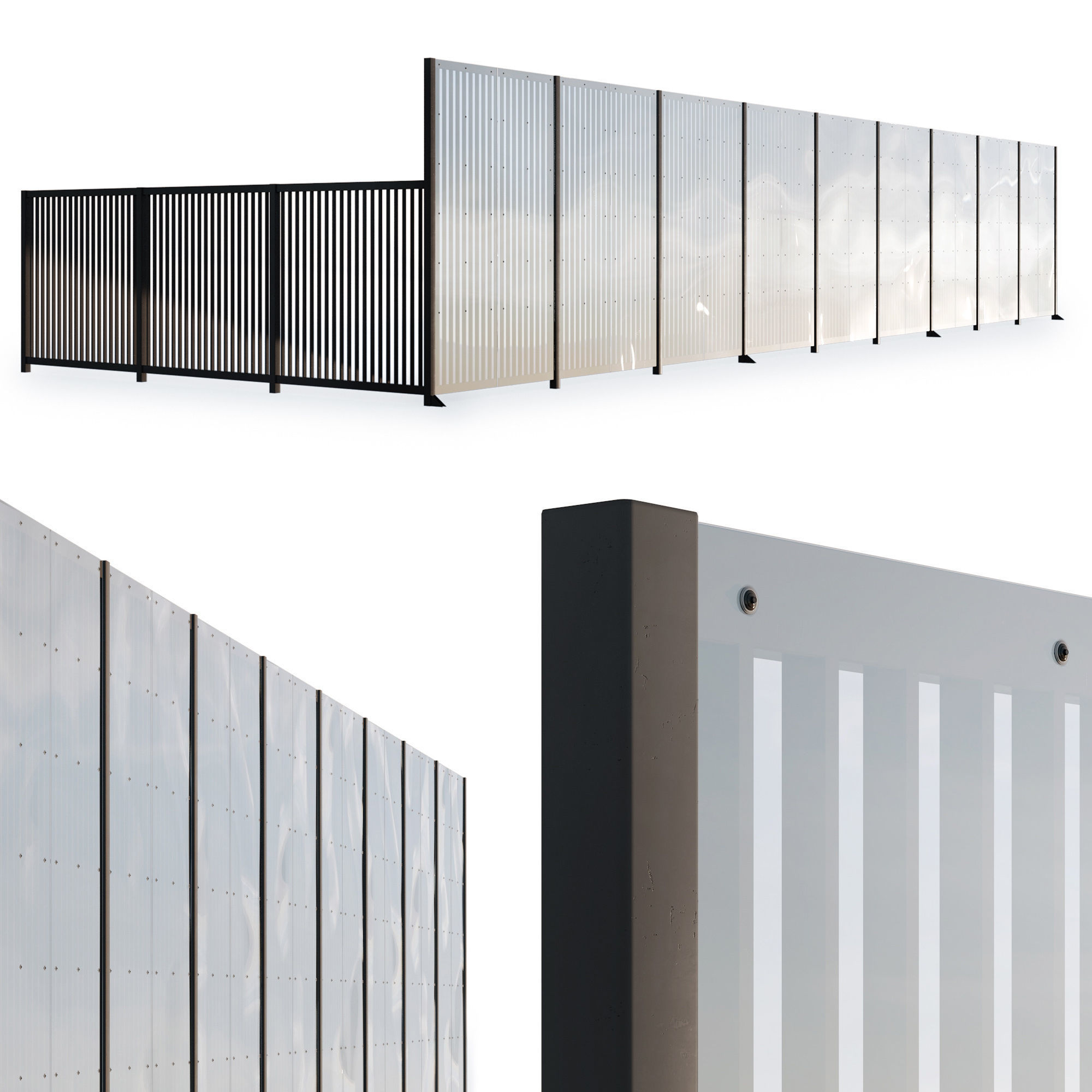 Noise shield 3D model_0