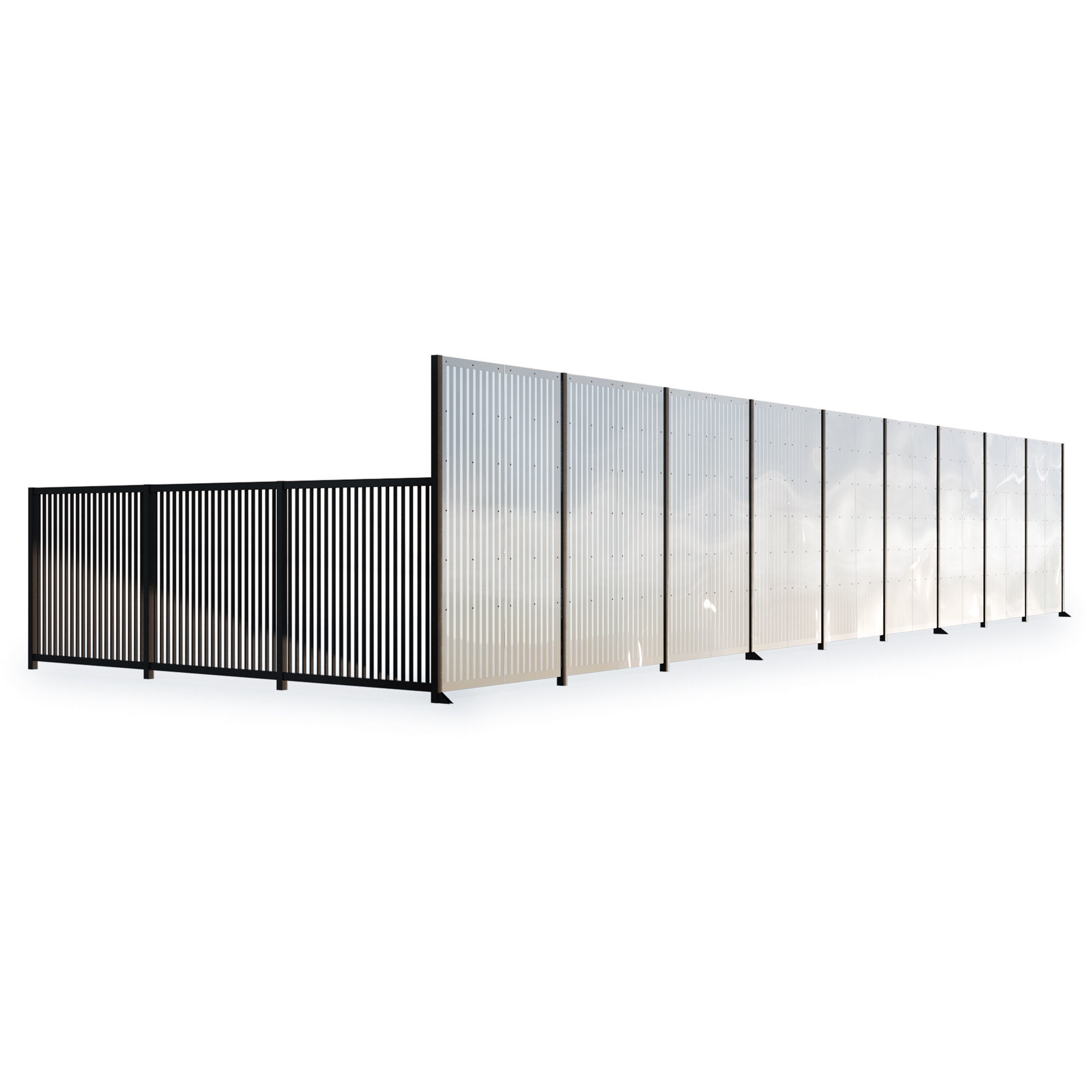 Noise shield 3D model_2