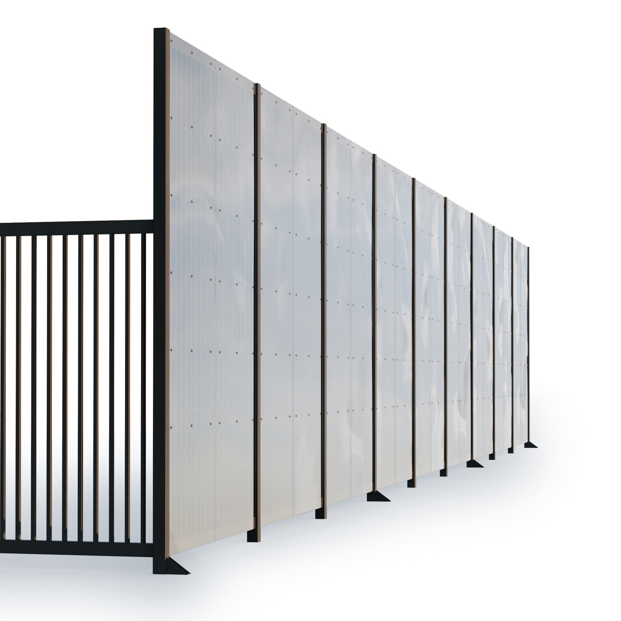 Noise shield 3D model_4