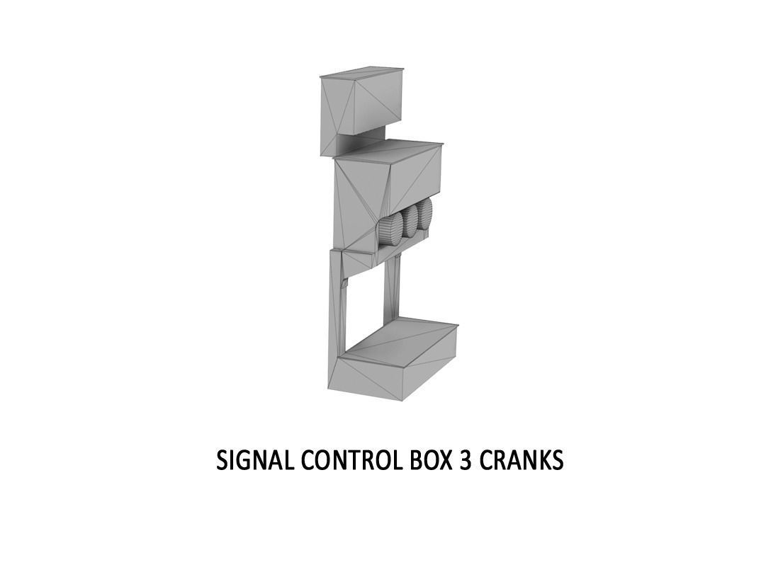 STA-0001 Station set for Sweden H0-scale 16 items 3D print model_24