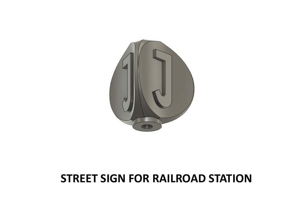 STA-0001 Station set for Sweden H0-scale 16 items 3D print model_20