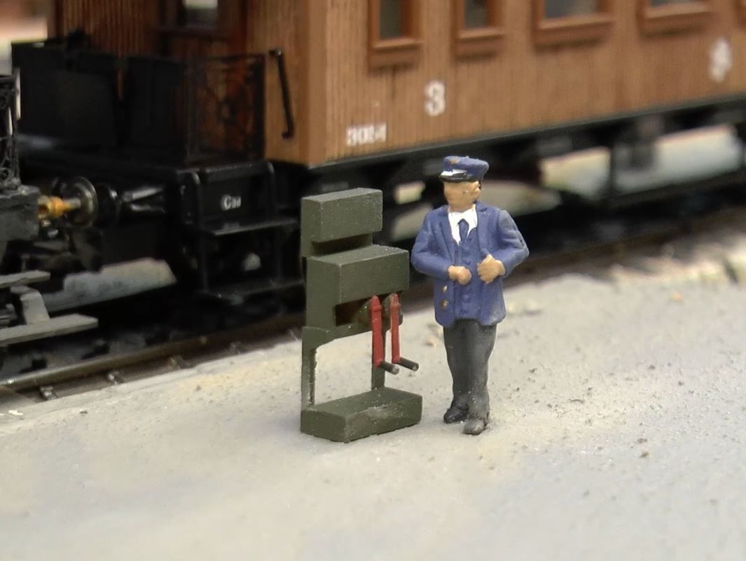 STA-0001 Station set for Sweden H0-scale 16 items 3D print model_27