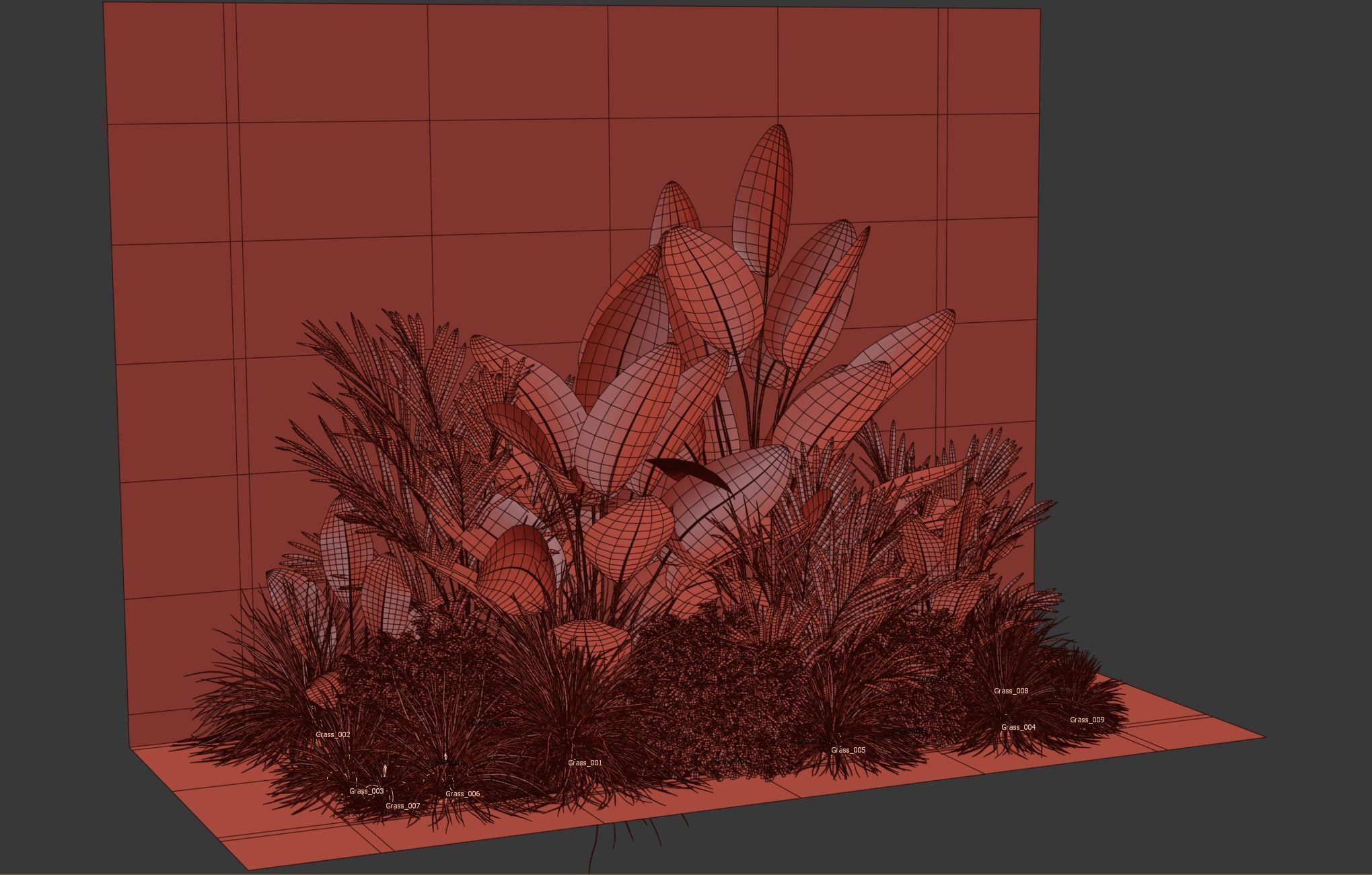 Plants collection 604 3D model_3
