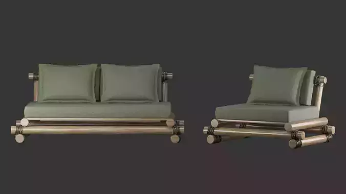 outdoor furniture 3D model
