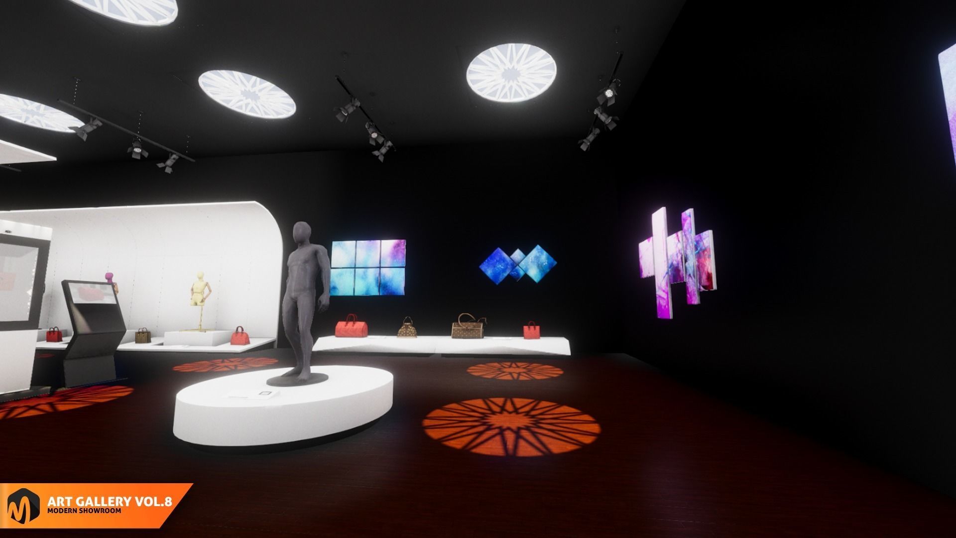 Art gallery Vol8 - modern showroom 3D model_20