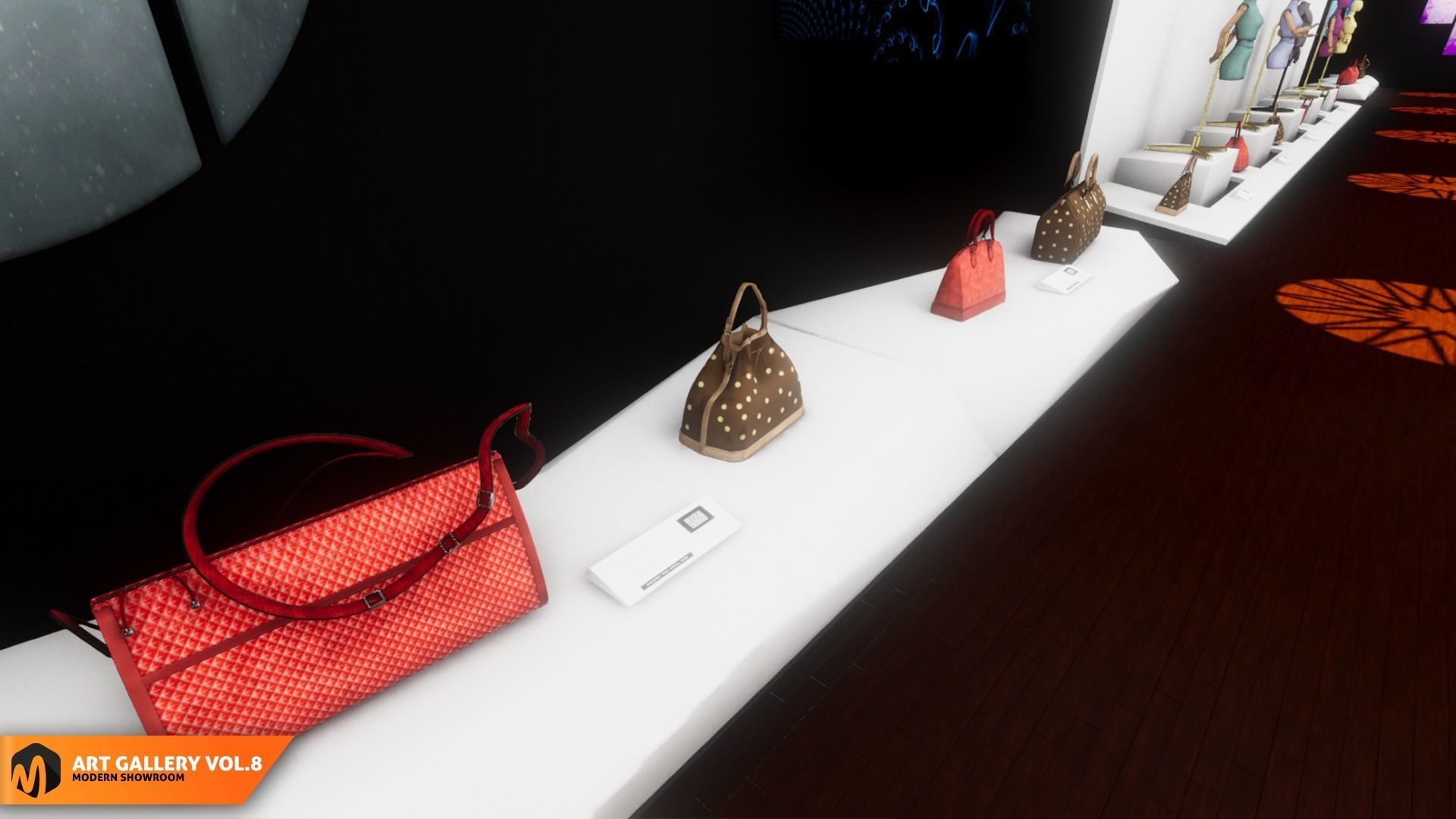 Art gallery Vol8 - modern showroom 3D model_3