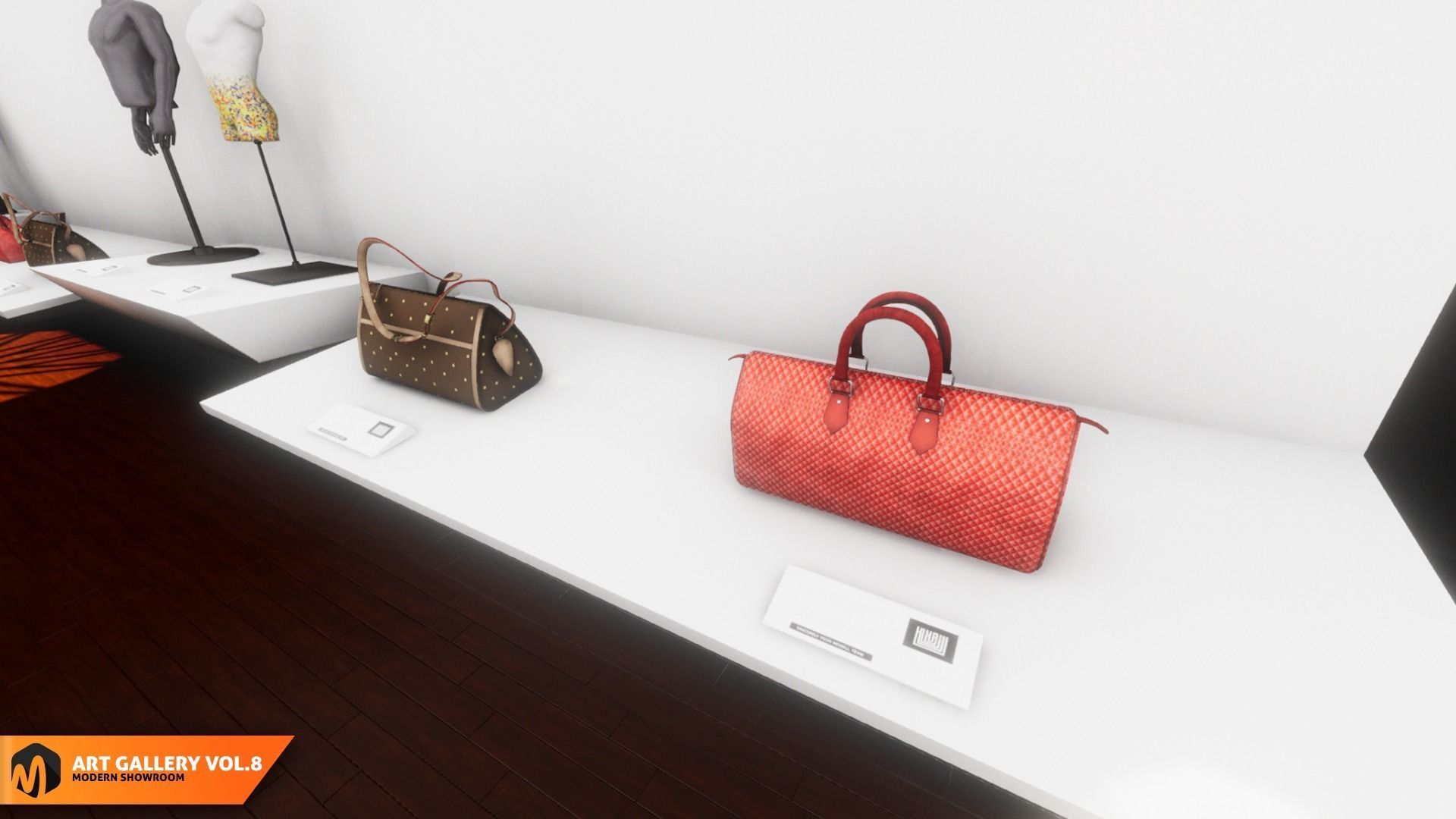 Art gallery Vol8 - modern showroom 3D model_12