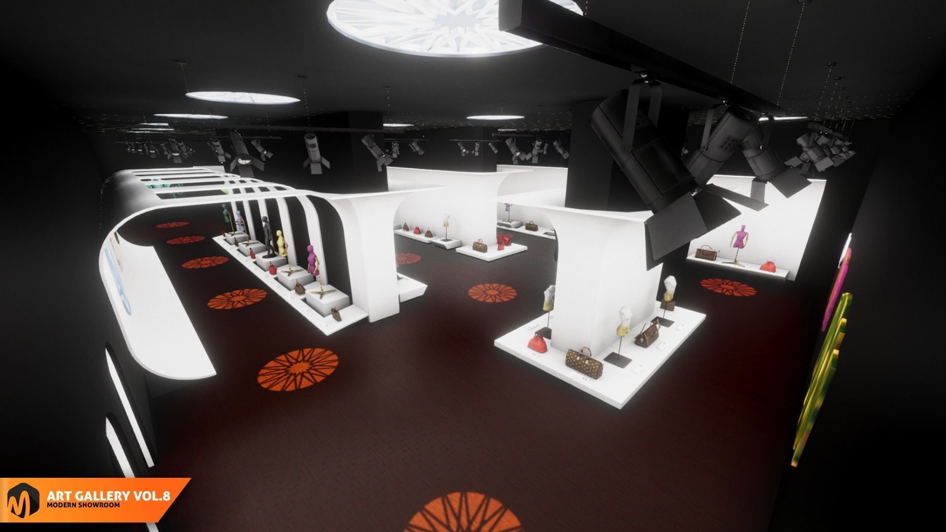 Art gallery Vol8 - modern showroom 3D model_18