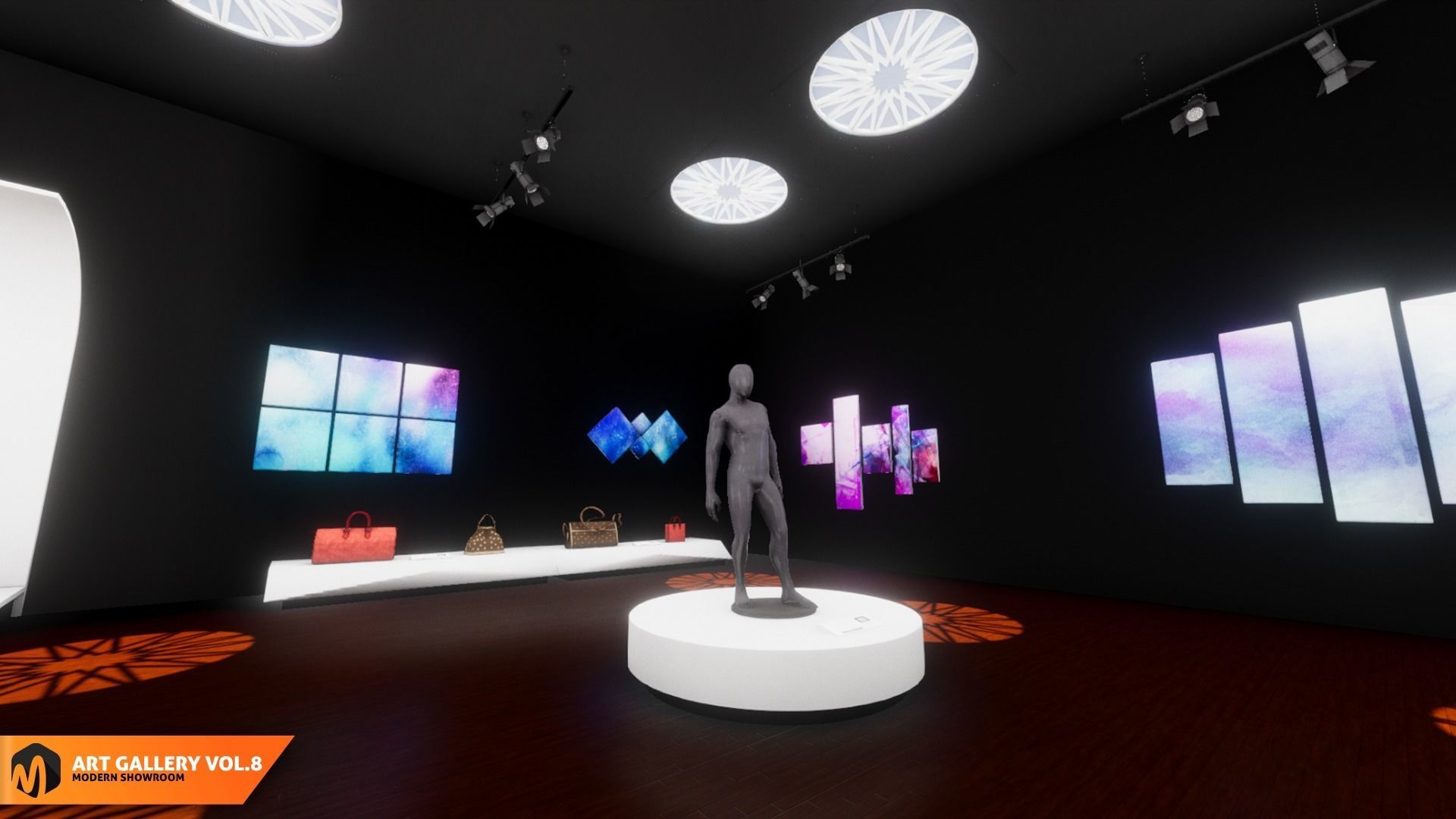Art gallery Vol8 - modern showroom 3D model_19