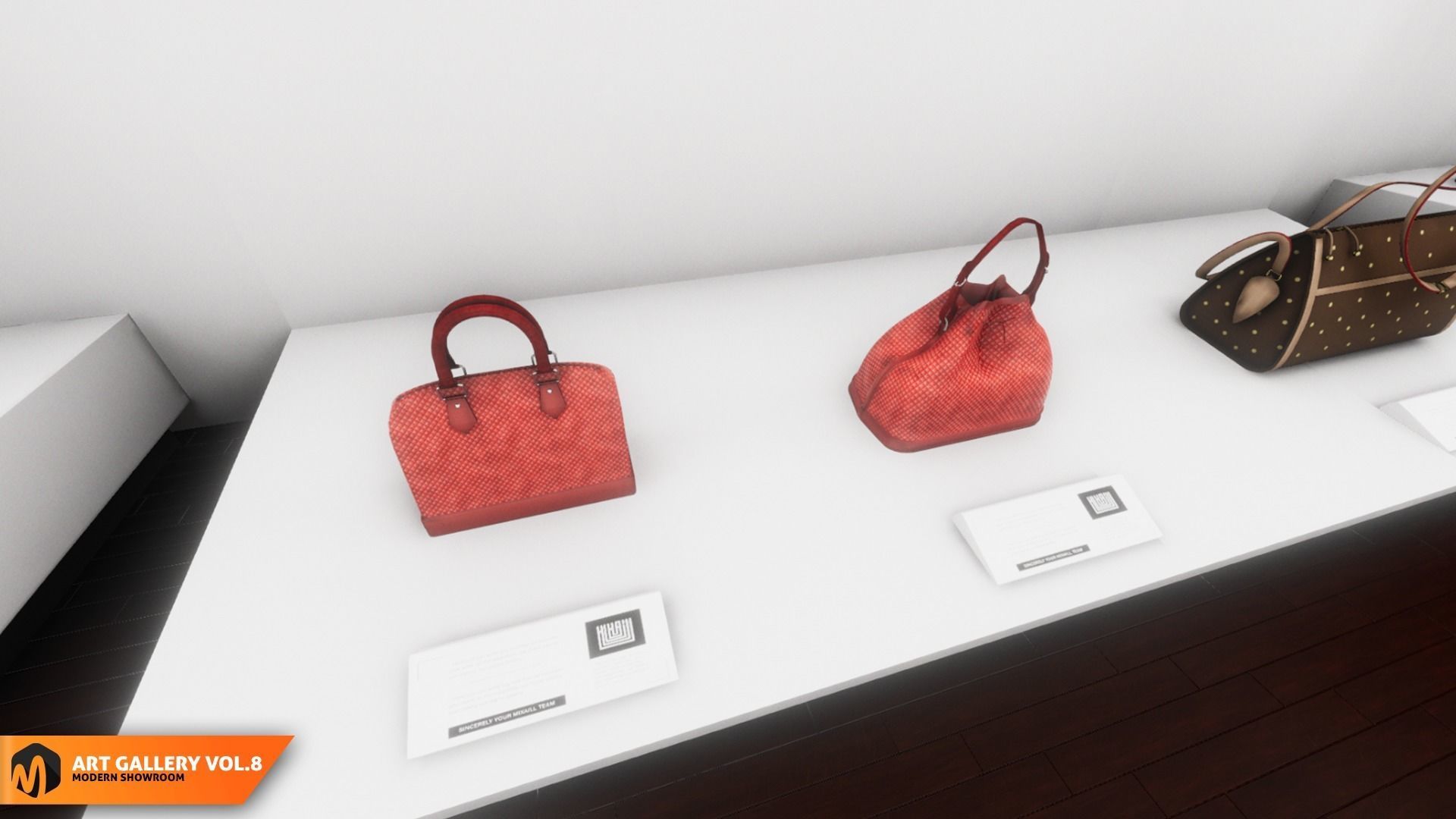 Art gallery Vol8 - modern showroom 3D model_13