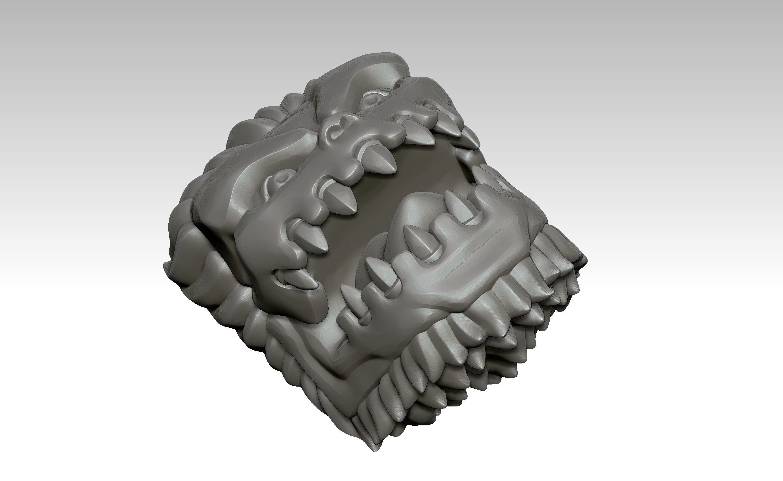 Jaw Titan - Keycap 3D for mechanical keyboard - AOT SNK -  3D print model_14