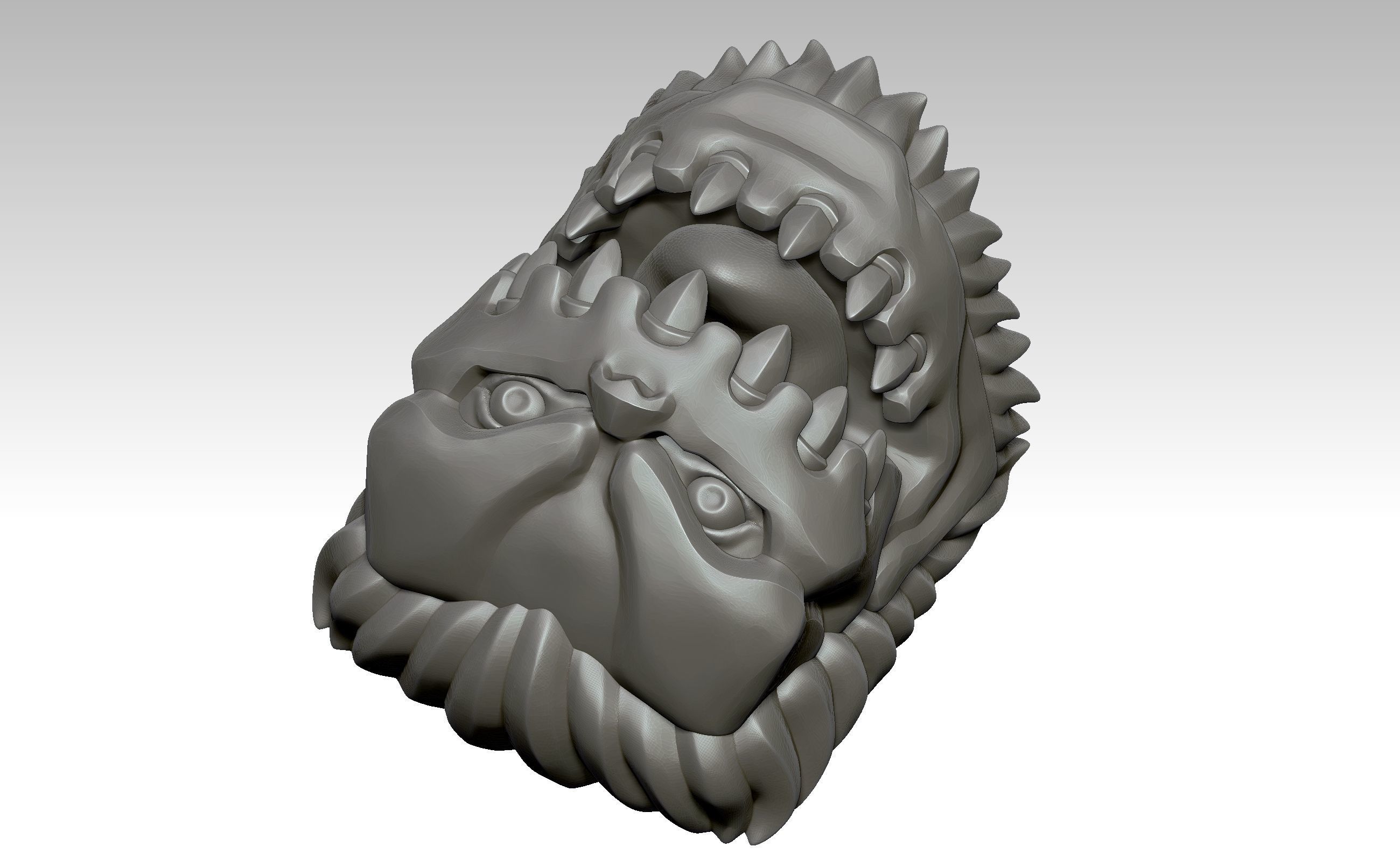 Jaw Titan - Keycap 3D for mechanical keyboard - AOT SNK -  3D print model_11