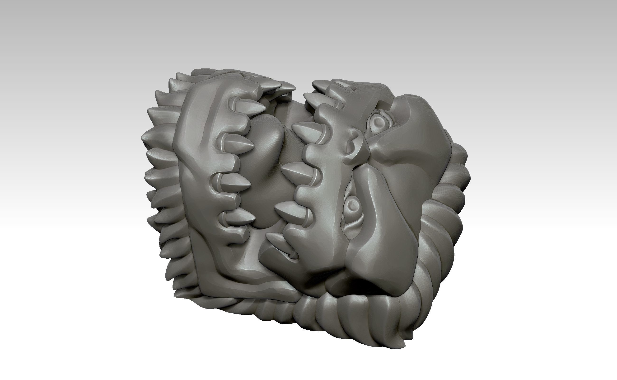 Jaw Titan - Keycap 3D for mechanical keyboard - AOT SNK -  3D print model_8