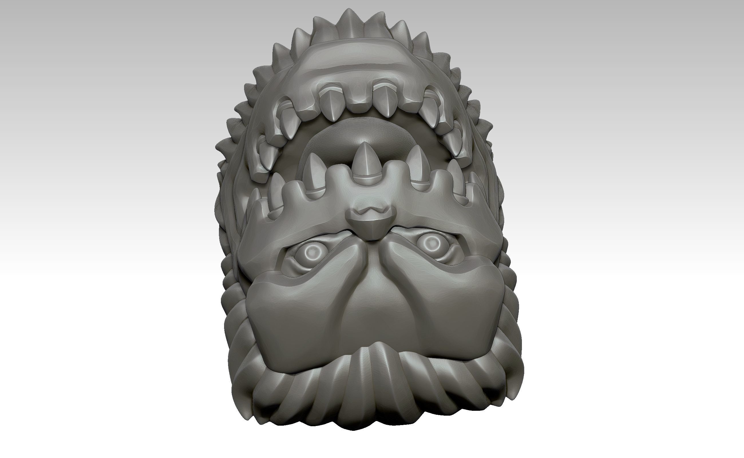 Jaw Titan - Keycap 3D for mechanical keyboard - AOT SNK -  3D print model_10