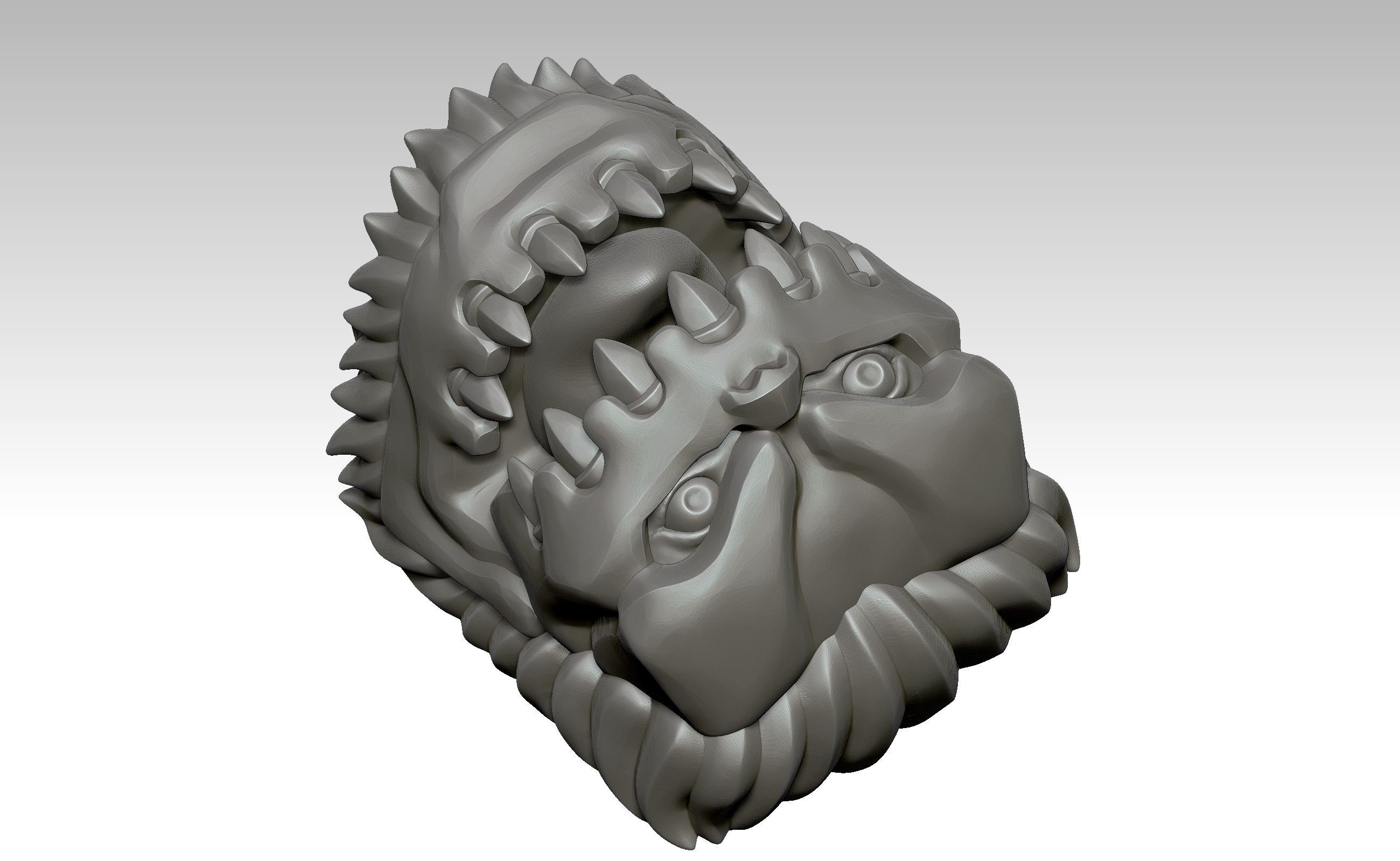 Jaw Titan - Keycap 3D for mechanical keyboard - AOT SNK -  3D print model_9