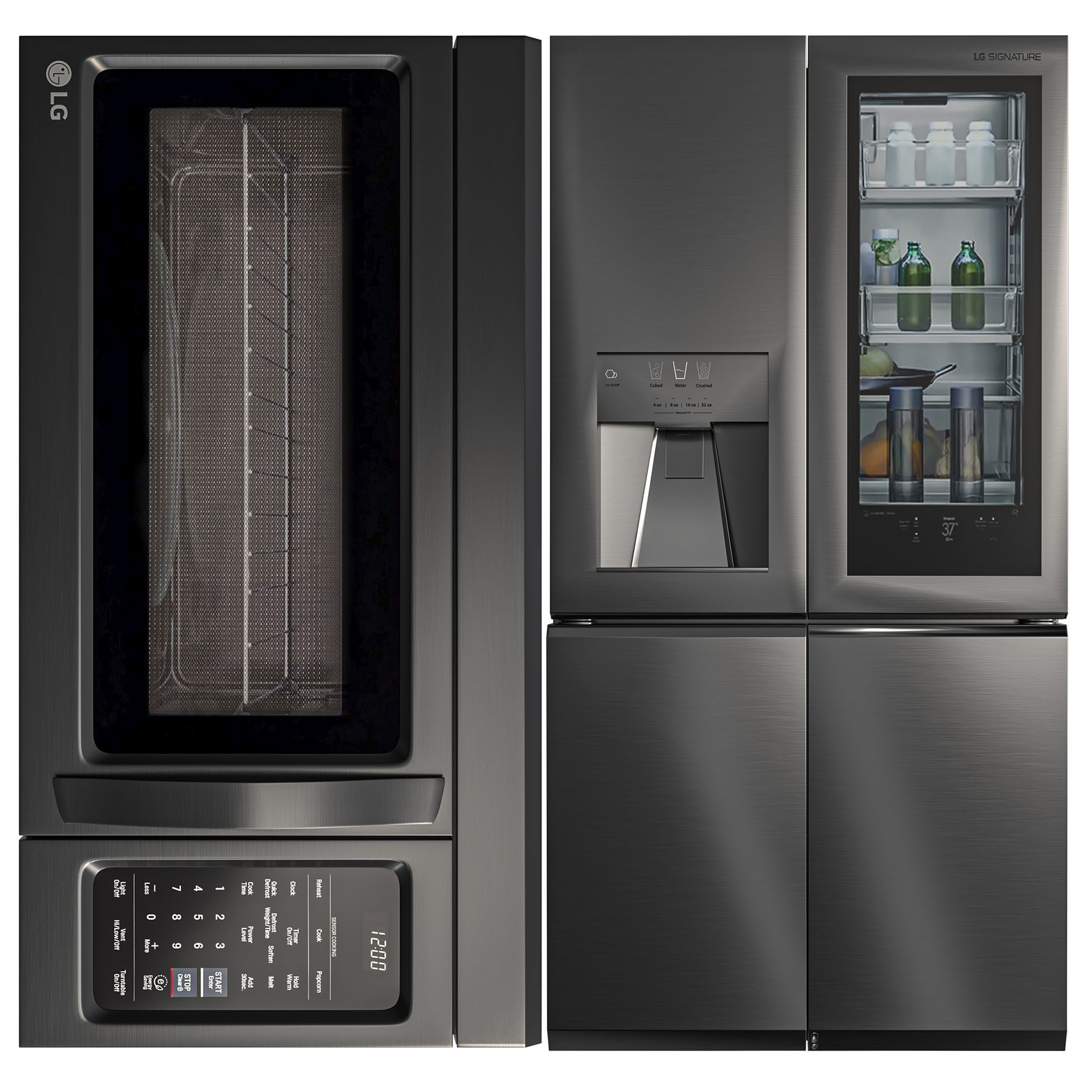 LG kitchen appliances 3D model_4