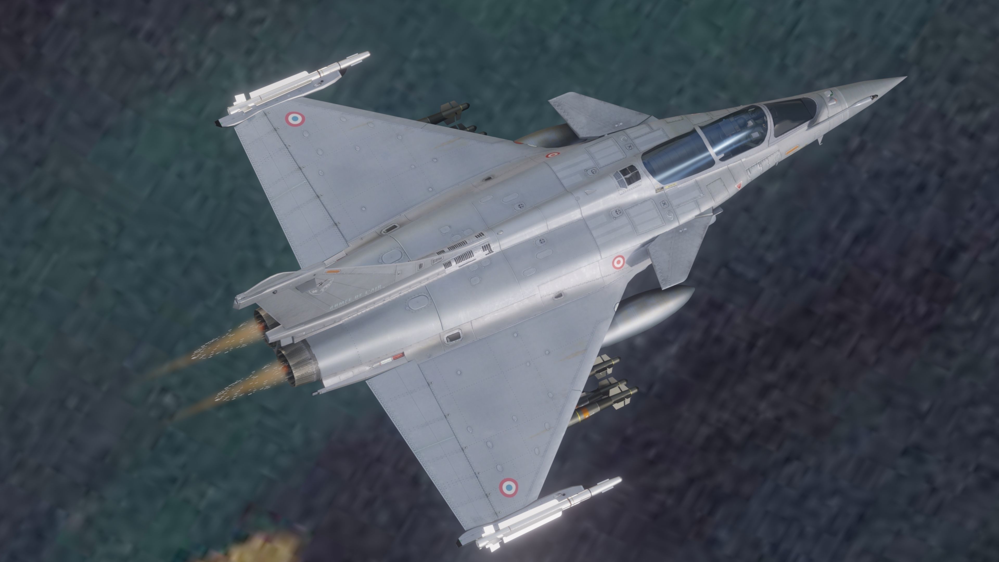Dassault Rafale C - Rigged - High Resolution Cocpit Low-poly 3D model_7