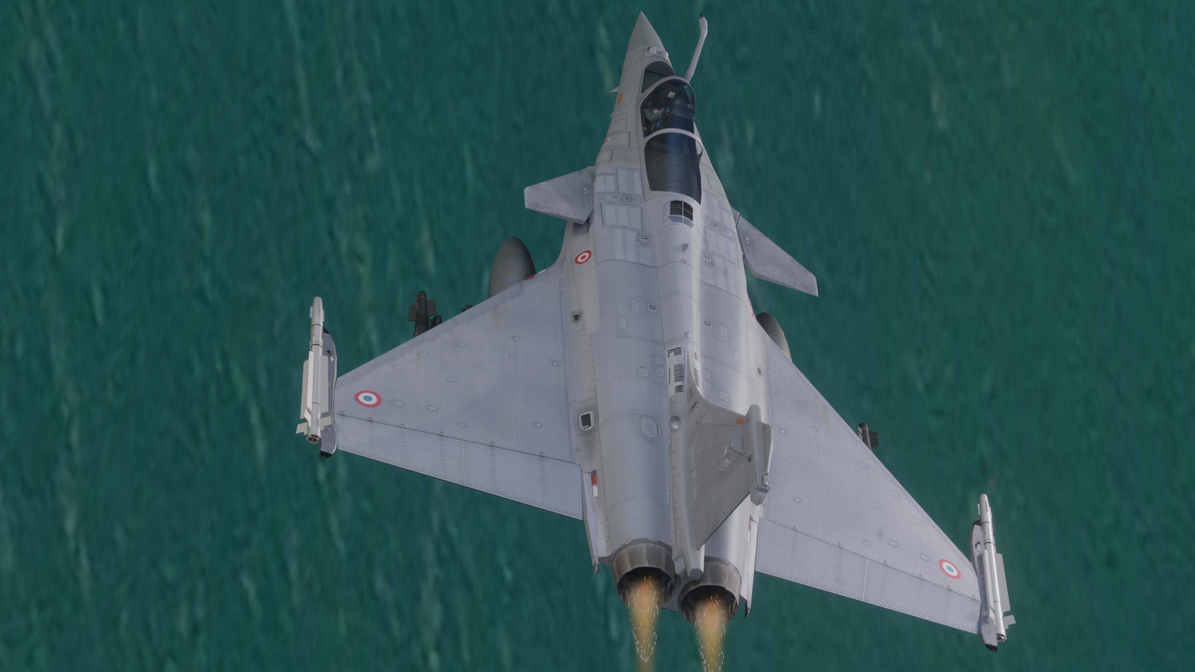 Dassault Rafale C - Rigged - High Resolution Cocpit Low-poly 3D model_3