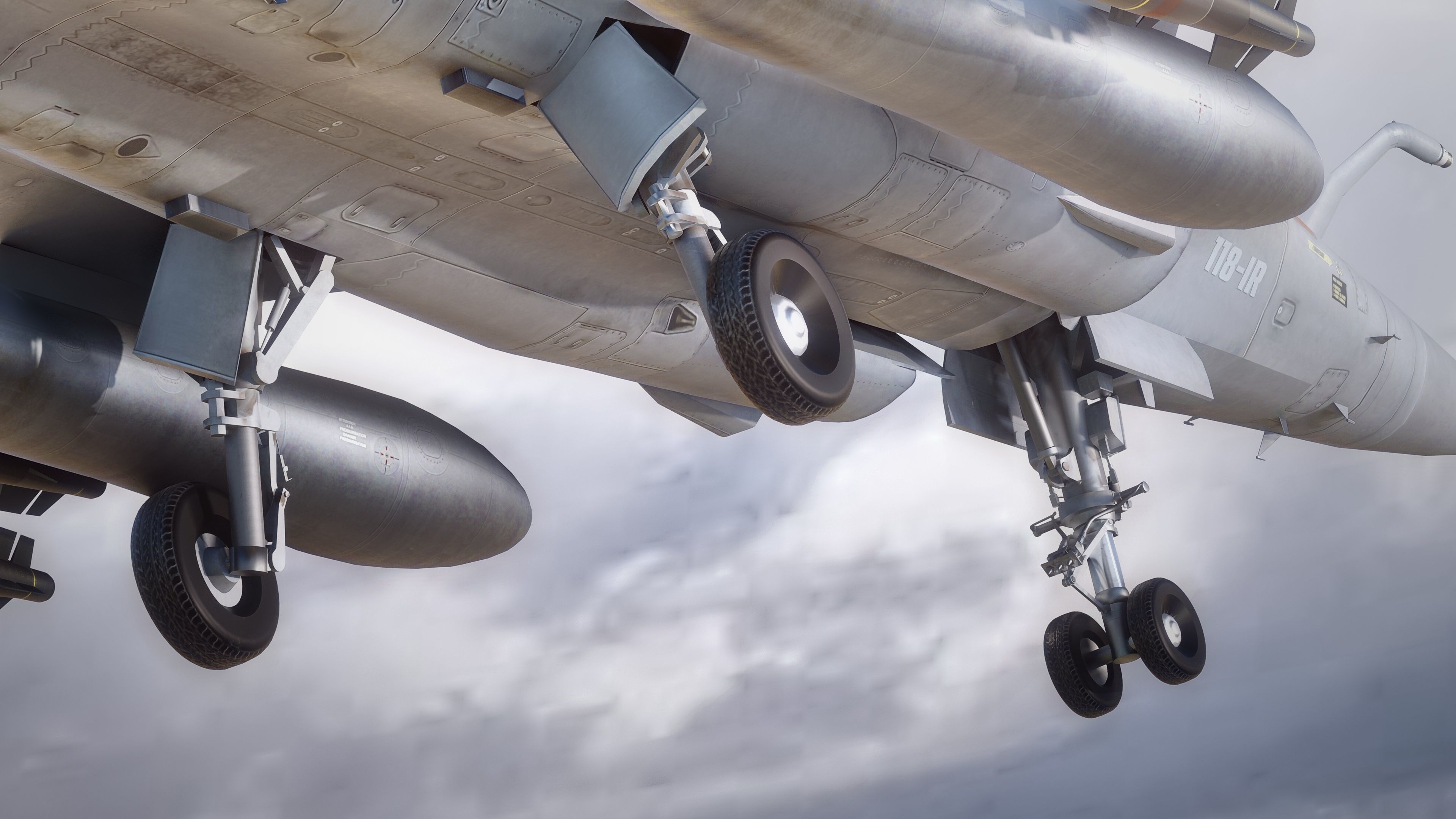 Dassault Rafale C - Rigged - High Resolution Cocpit Low-poly 3D model_17