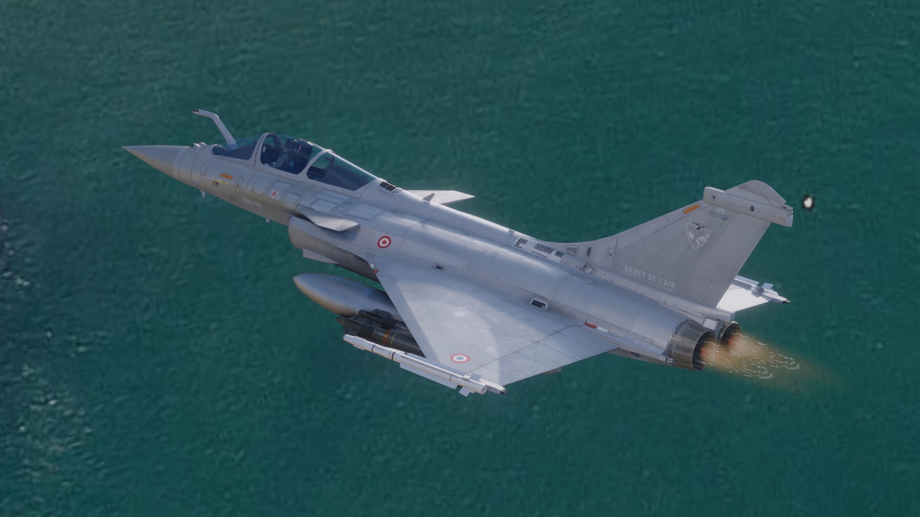 Dassault Rafale C - Rigged - High Resolution Cocpit Low-poly 3D model_12