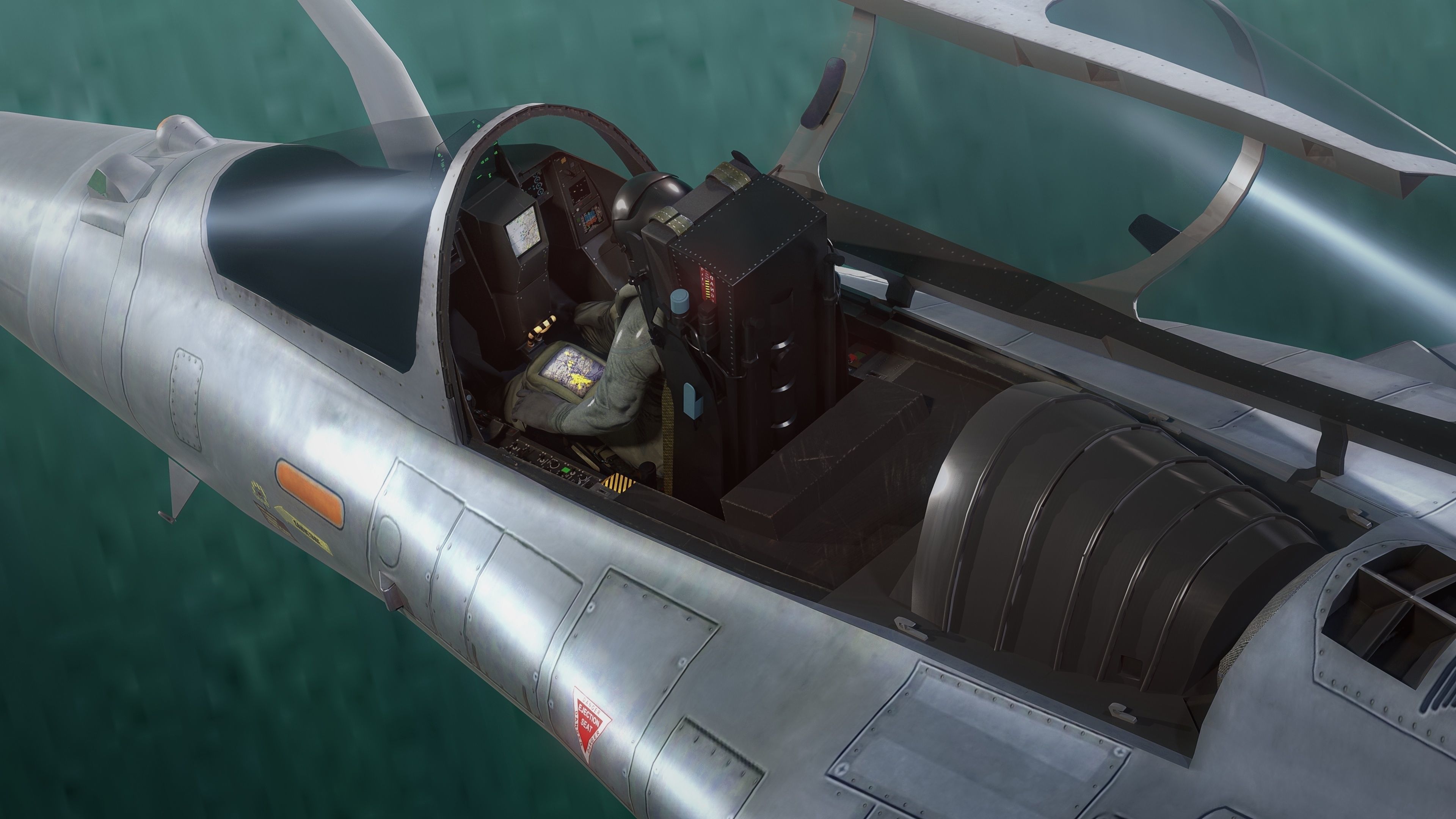 Dassault Rafale C - Rigged - High Resolution Cocpit Low-poly 3D model_19