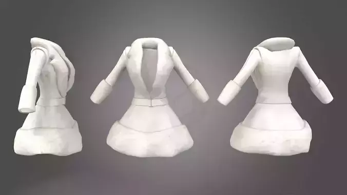 Elegant Turn-Down Collar Long Sleeve White Ruffle Coat