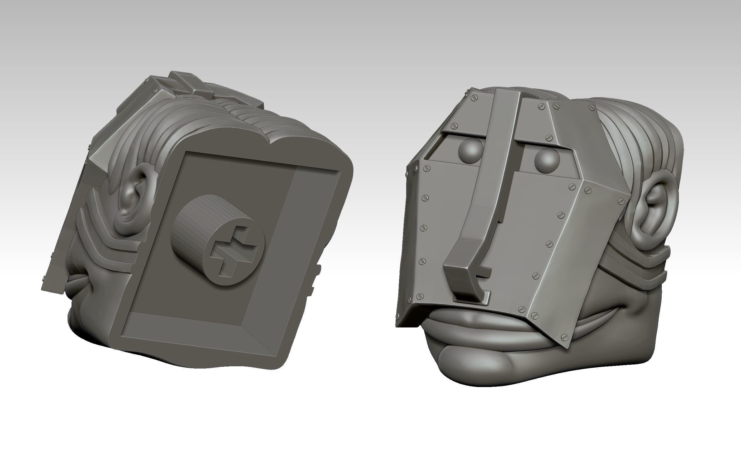 Cart Titan Pieck  - Keycap 3D for mechanical keyboard - AOT SNK 3D print model_4