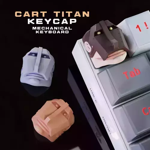 Cart Titan Pieck  - Keycap 3D for mechanical keyboard - AOT SNK 3D print model