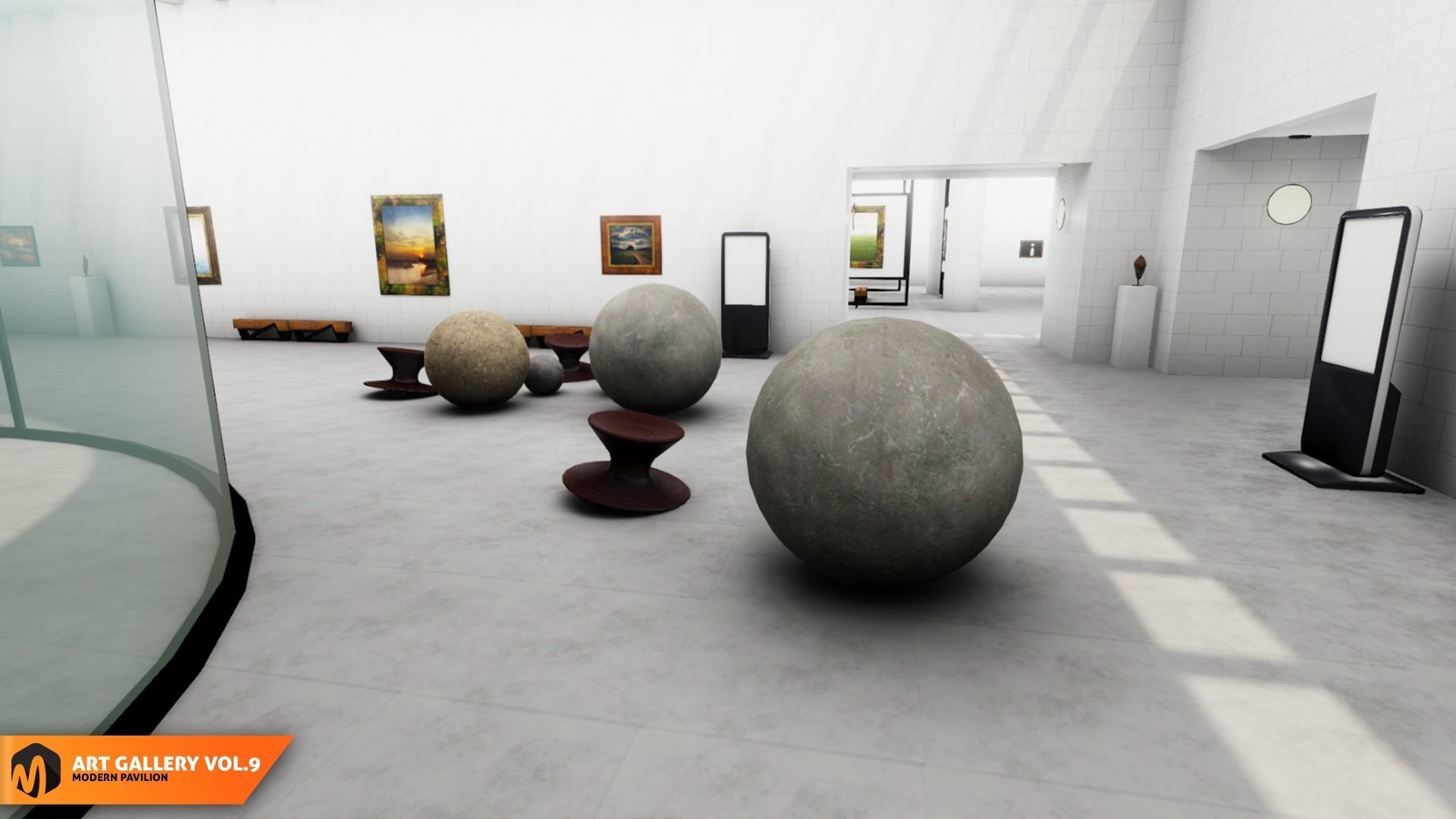 Art gallery Vol9 - modern pavilion 3D model_18