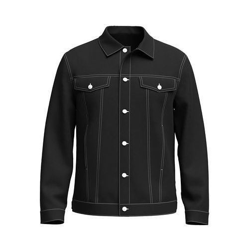Denim Jacket 3d Model 3D model