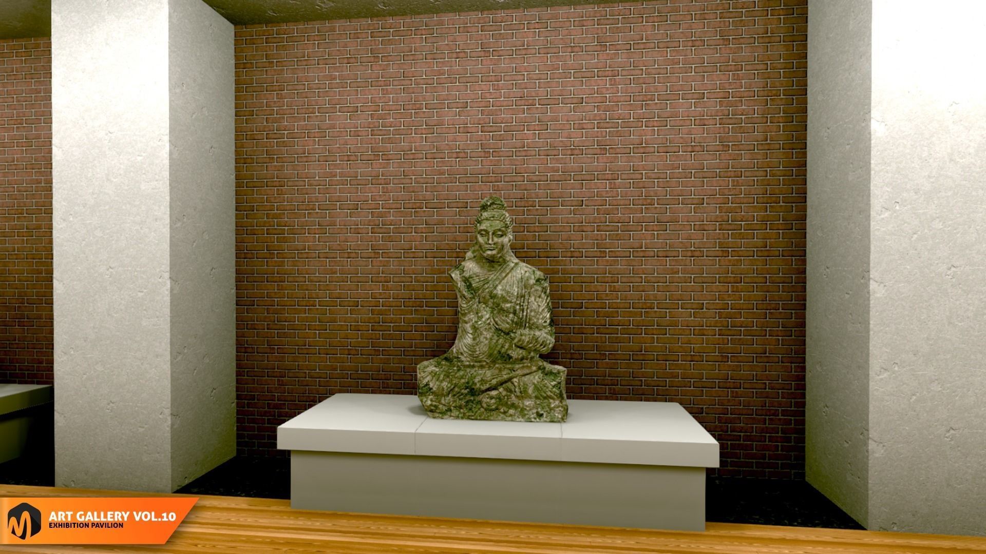 Art gallery Vol10 - exhibition pavilion 3D model_2
