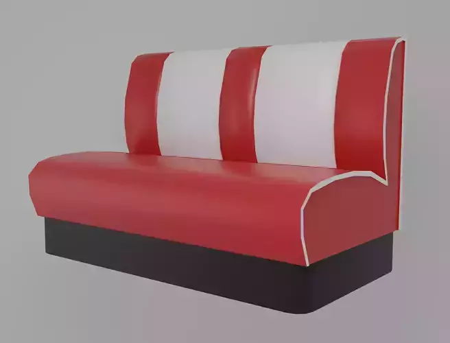 American diner bench