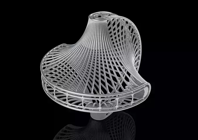 hexspi metal spiral 3D print model