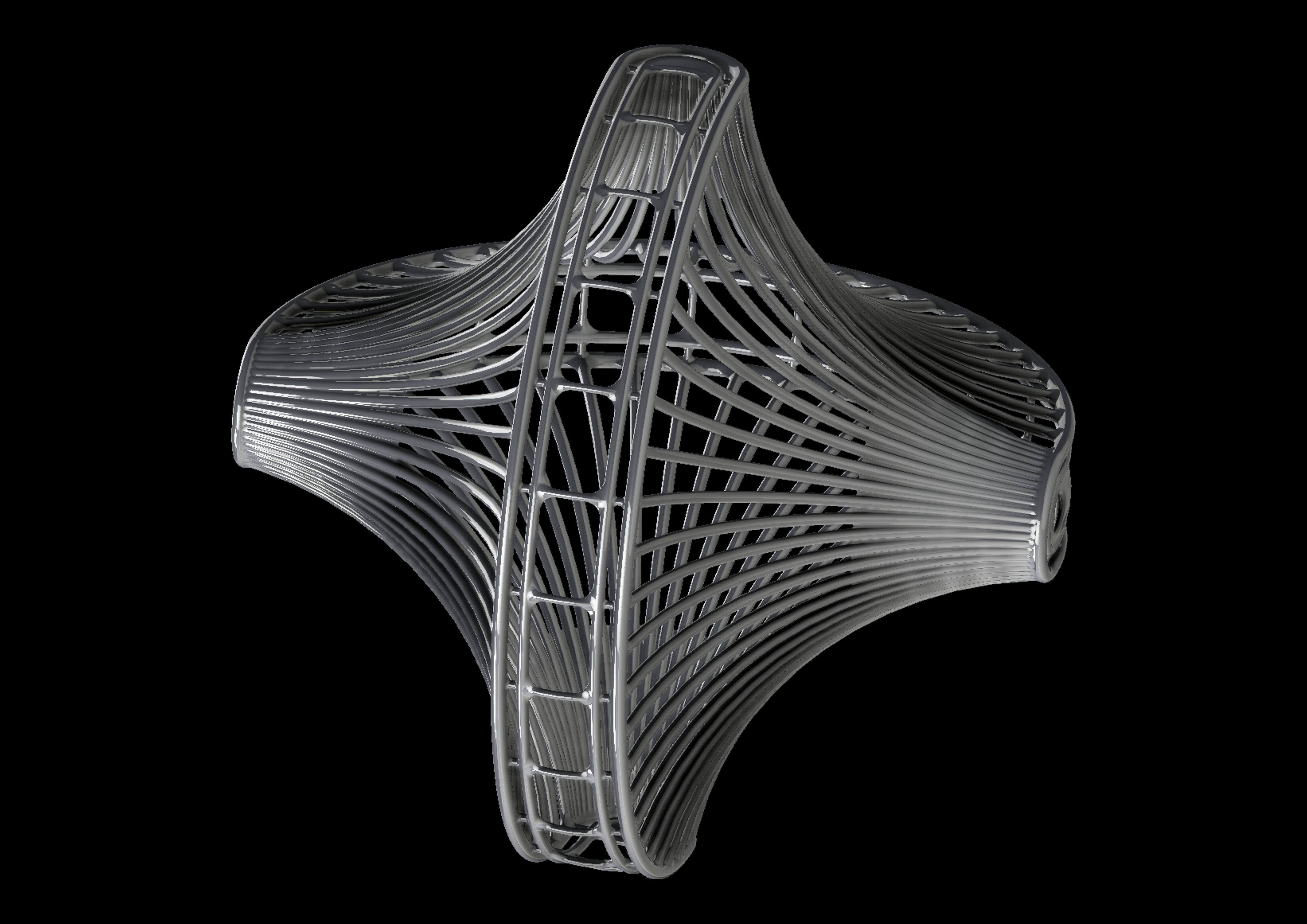 hexspi metal spiral 3D print model_6