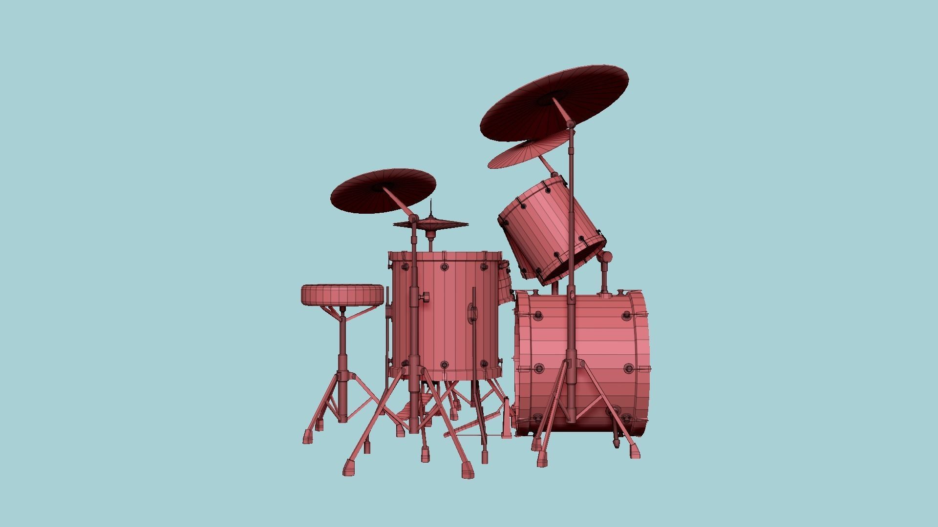 08 Drum Colors Collection - Drumming Music Instrument Design _26