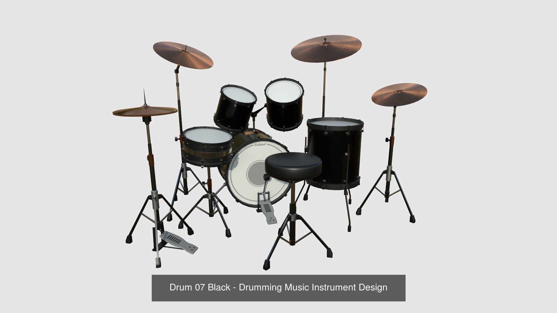 08 Drum Colors Collection - Drumming Music Instrument Design _14