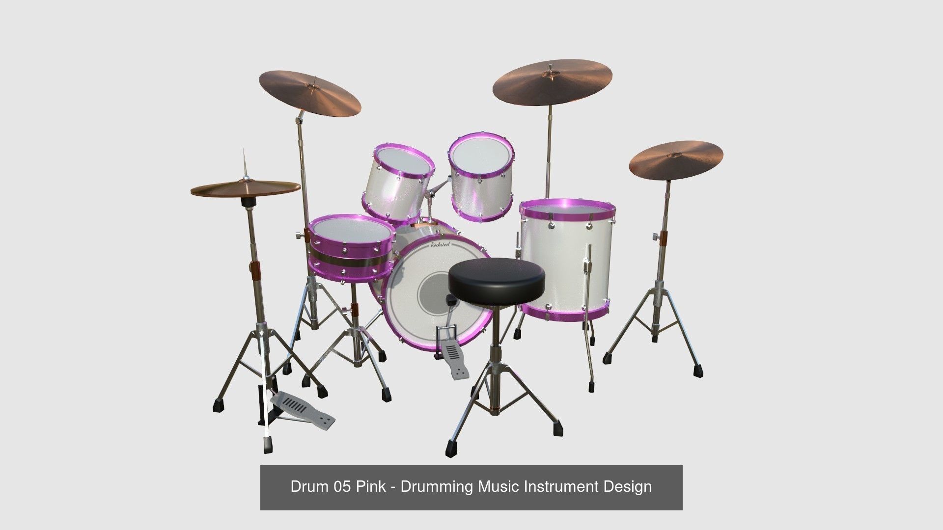 08 Drum Colors Collection - Drumming Music Instrument Design _10