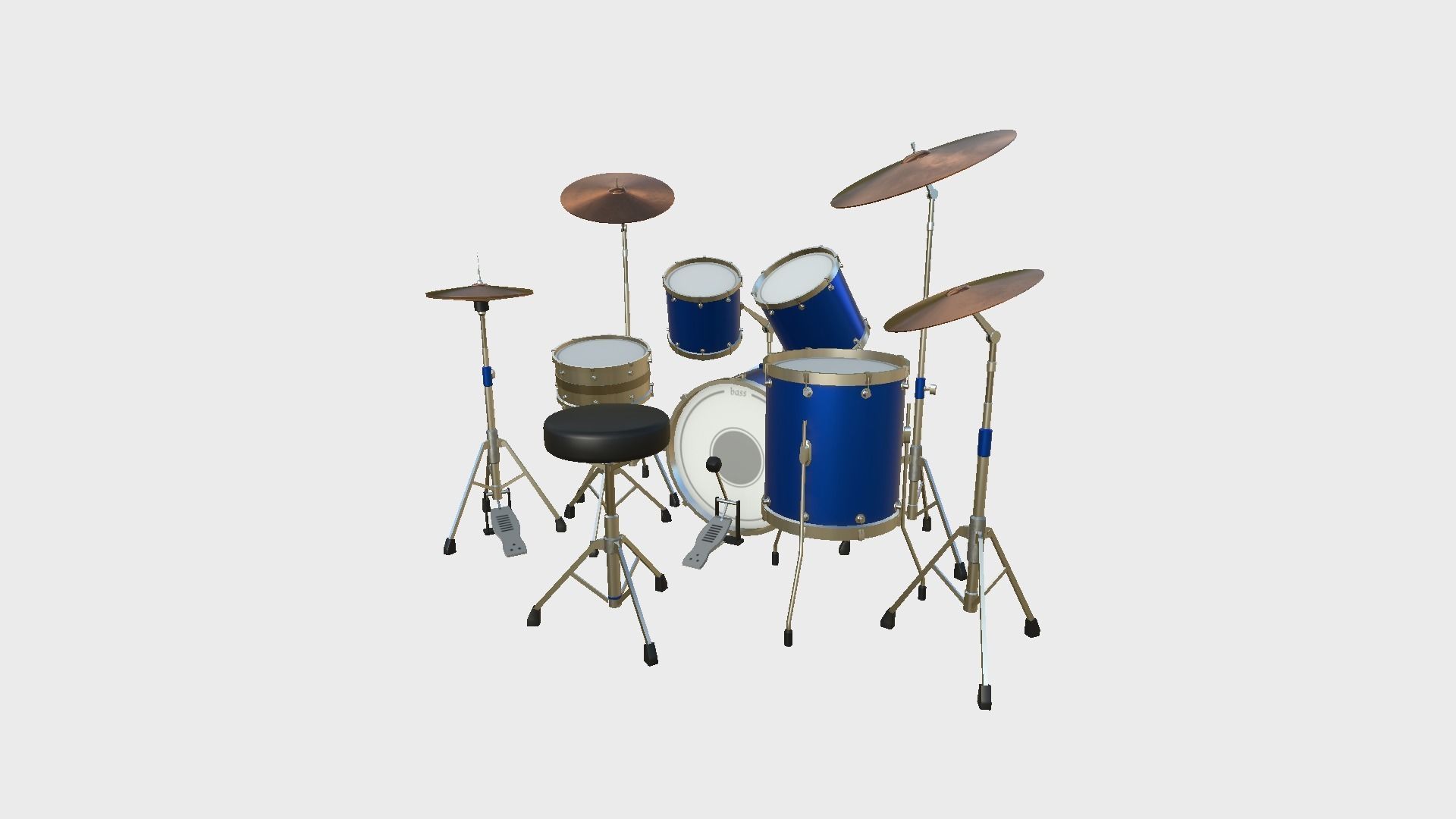 08 Drum Colors Collection - Drumming Music Instrument Design _44
