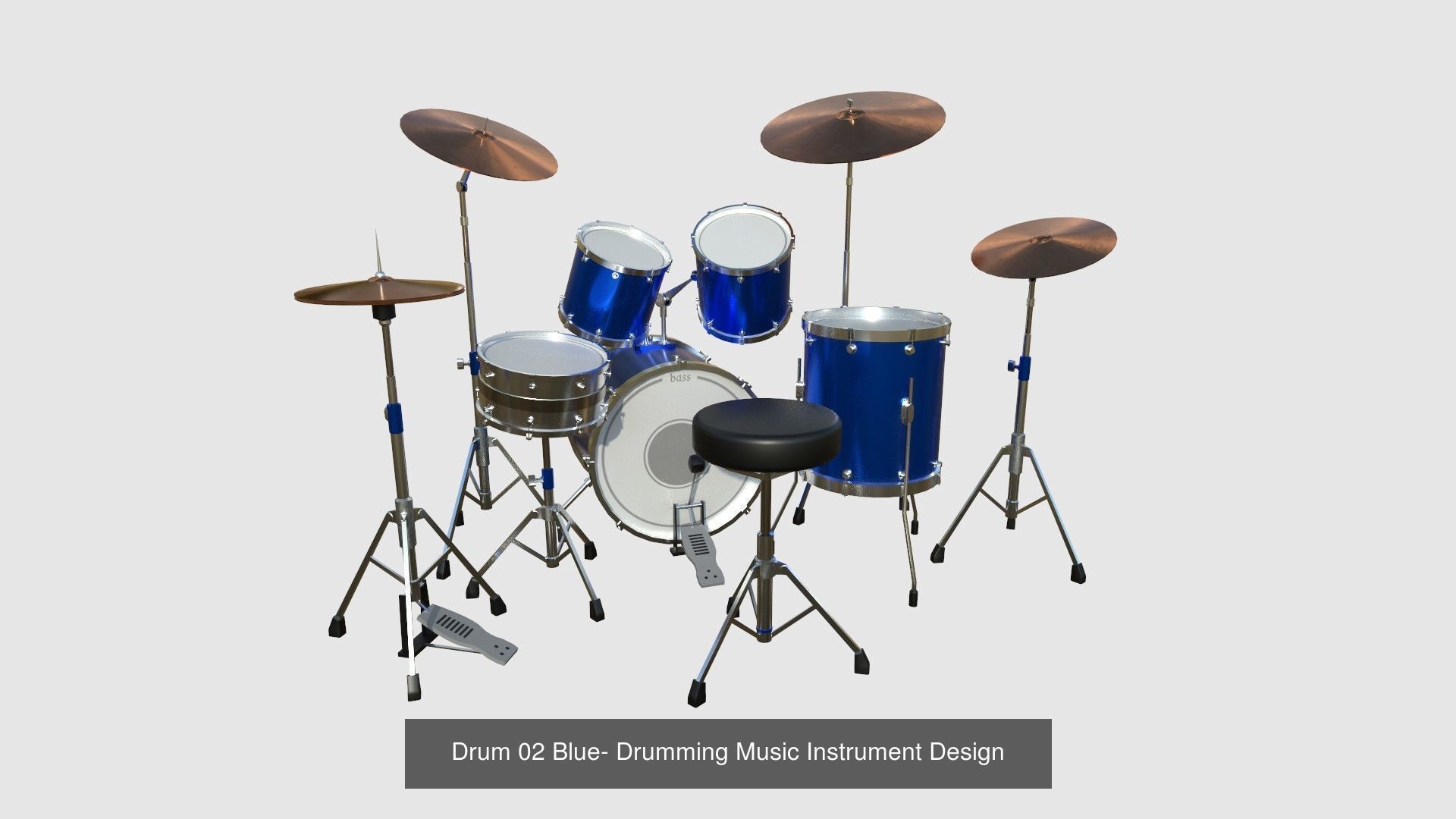08 Drum Colors Collection - Drumming Music Instrument Design _4