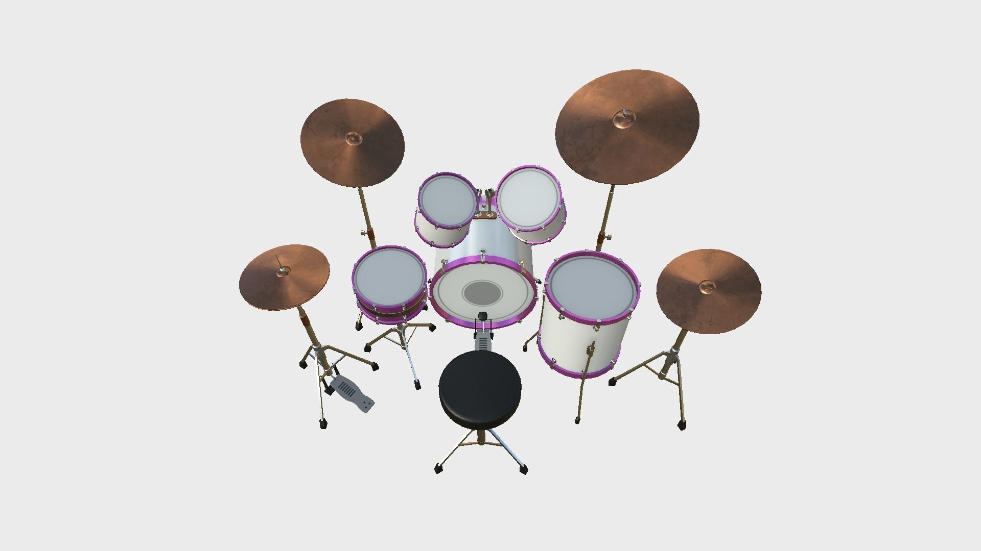 08 Drum Colors Collection - Drumming Music Instrument Design _57
