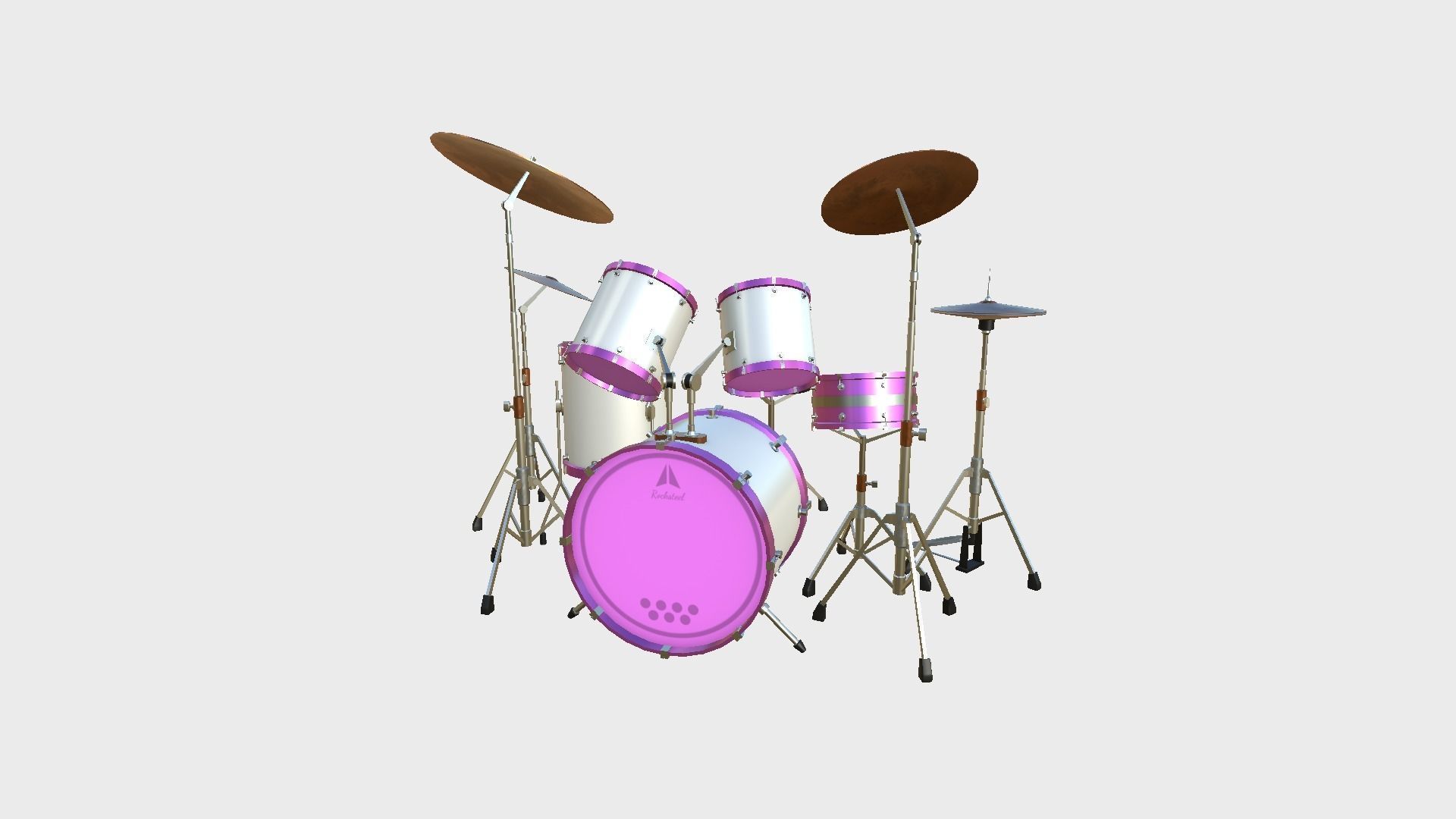 08 Drum Colors Collection - Drumming Music Instrument Design _43