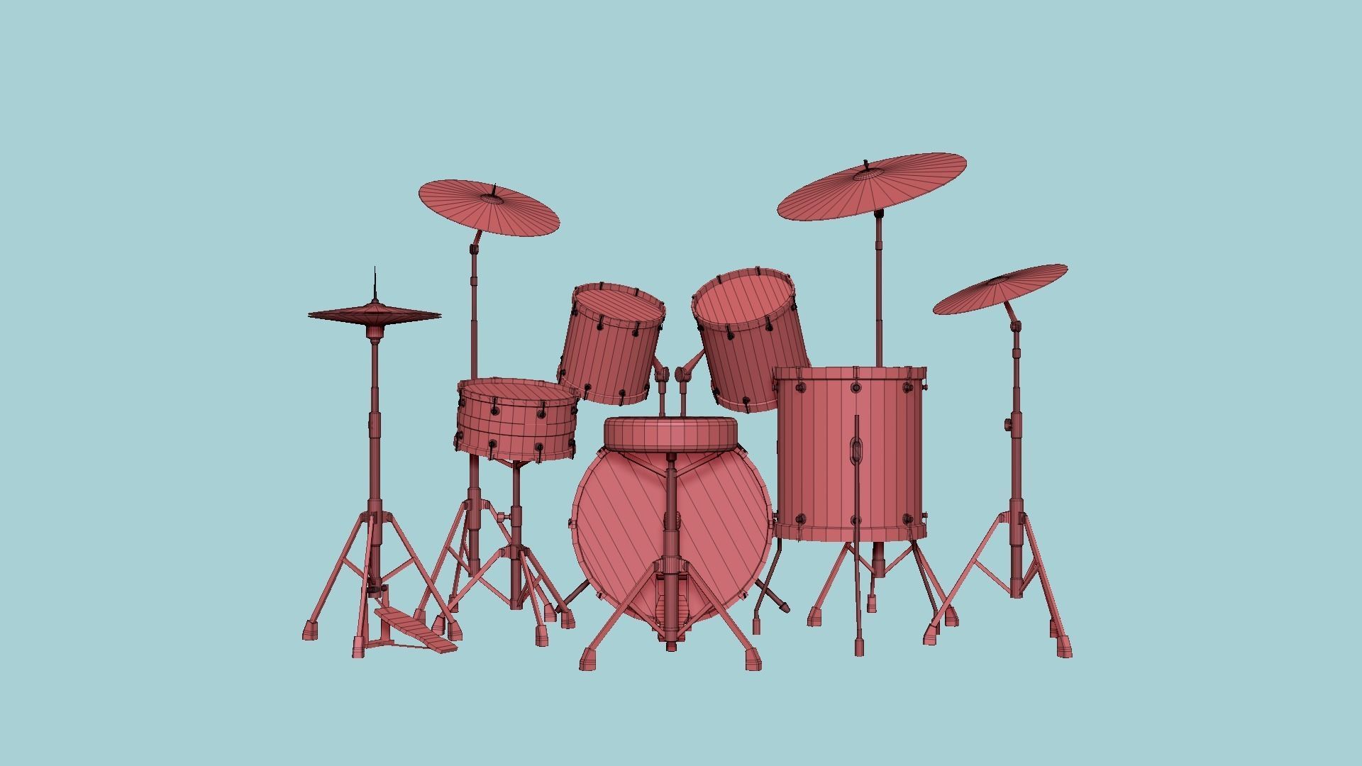 08 Drum Colors Collection - Drumming Music Instrument Design _23