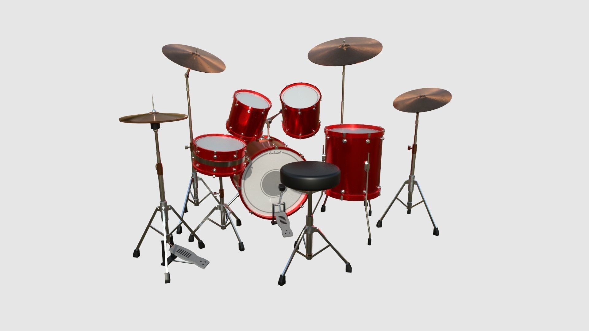 08 Drum Colors Collection - Drumming Music Instrument Design _7