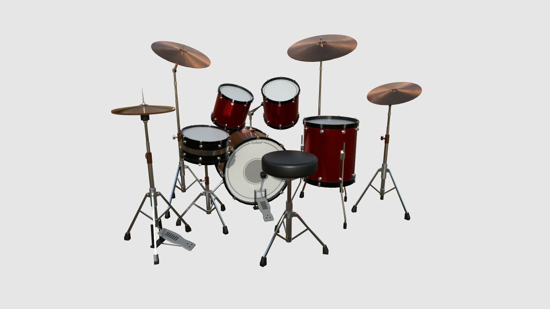 08 Drum Colors Collection - Drumming Music Instrument Design _9