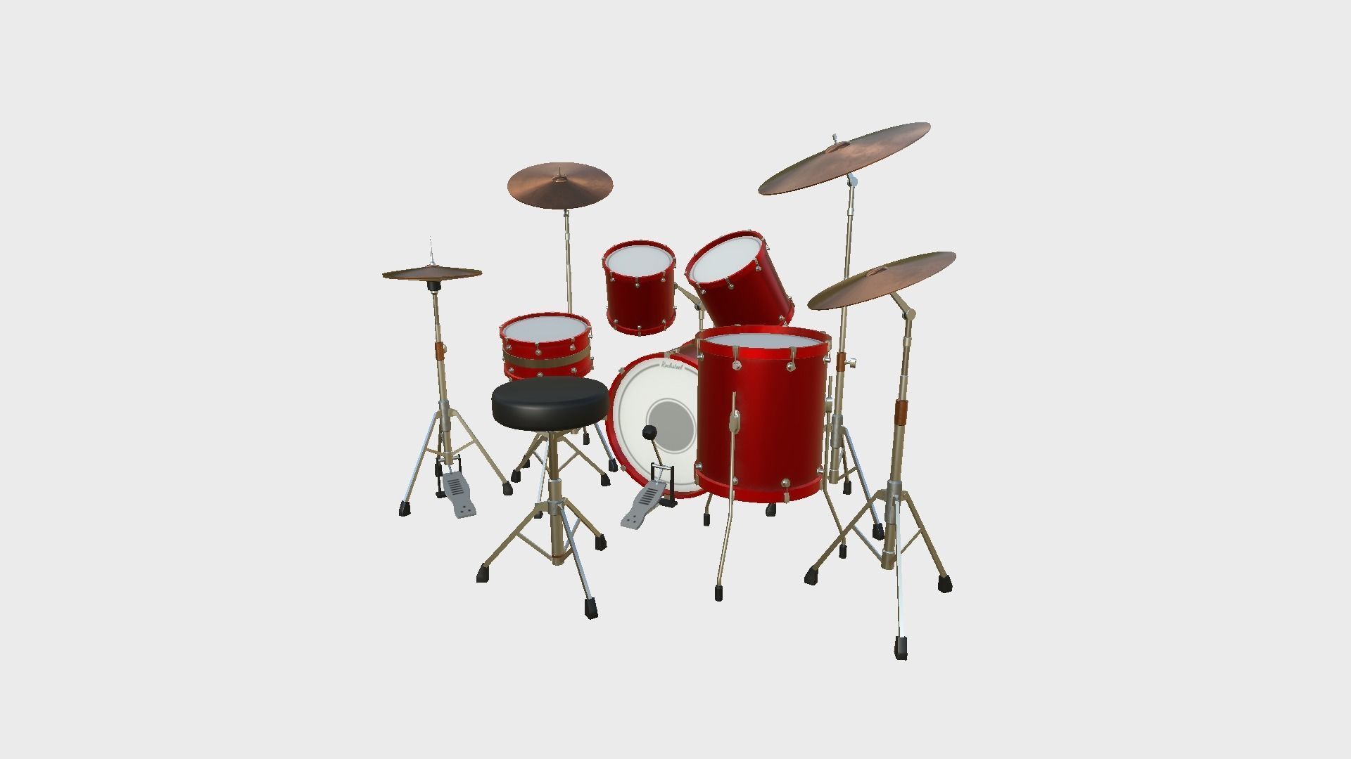08 Drum Colors Collection - Drumming Music Instrument Design _32