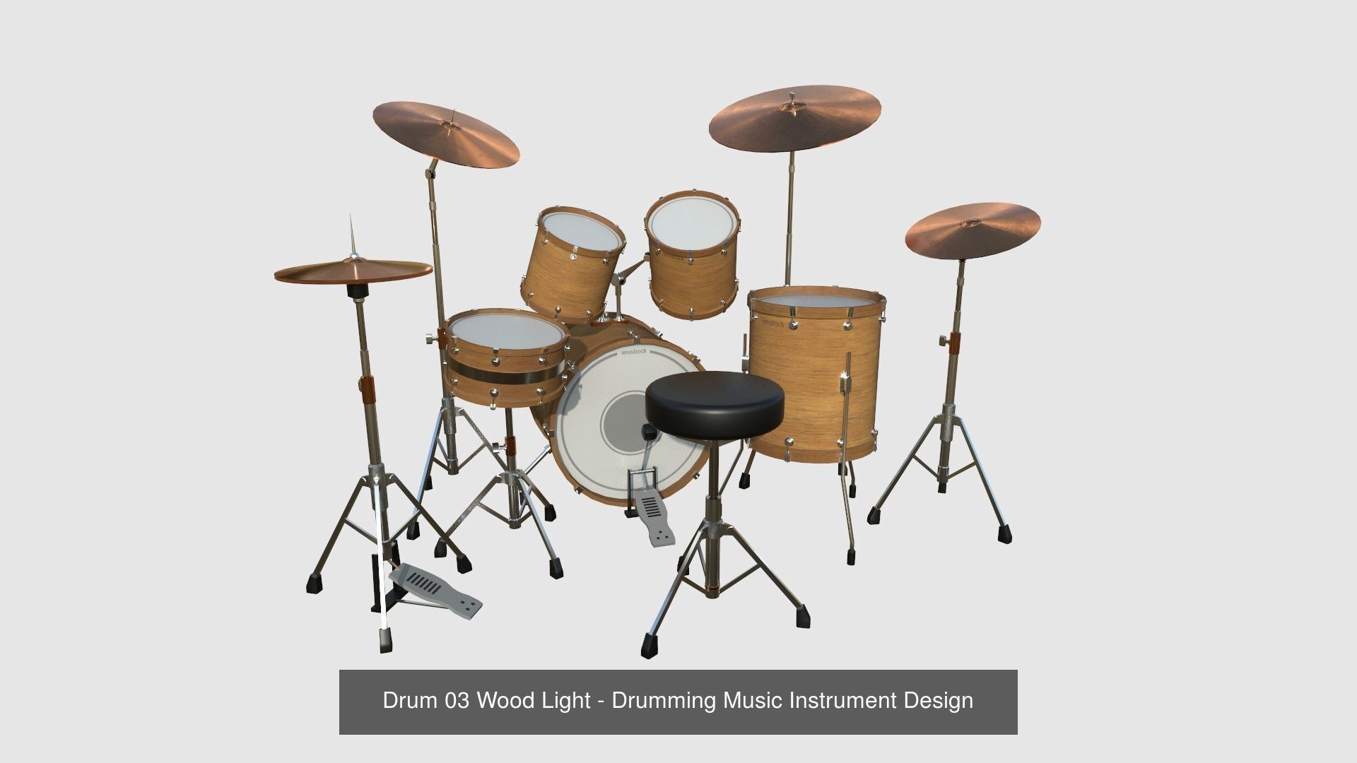 08 Drum Colors Collection - Drumming Music Instrument Design _6